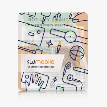 kwmobile Sleeve 2x Hülle für Garmin Venu Sq 2 Music / Sq 2, Silikon Fullbody Cover Case Schutzhülle Set
