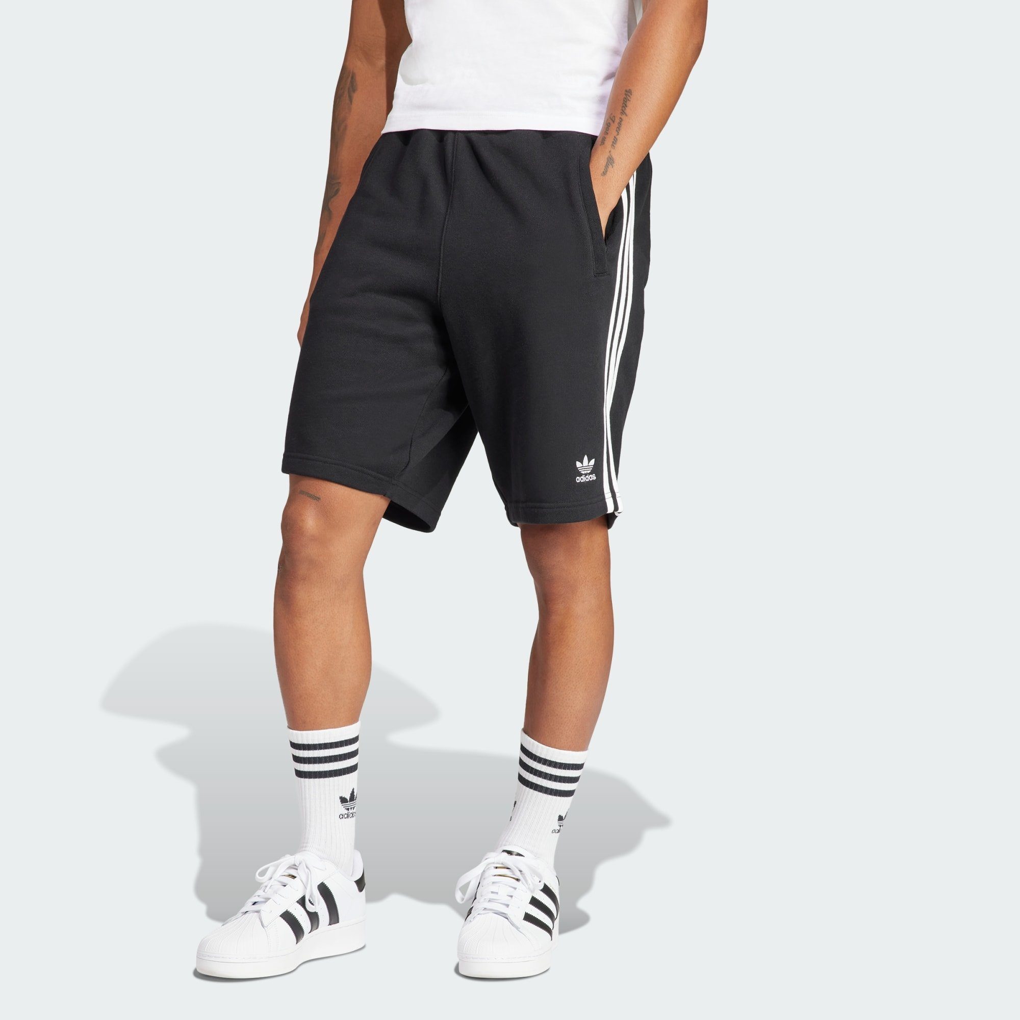 adidas Originals Shorts ADICOLOR 3-STREIFEN SHORTS Black