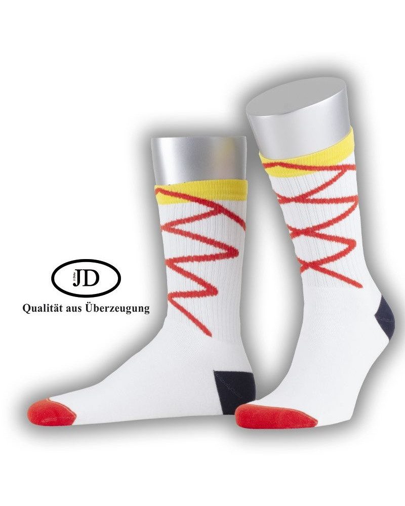 JD Sportsocken White 1 (Bio-Baumwolle) weiss - 1 Paar