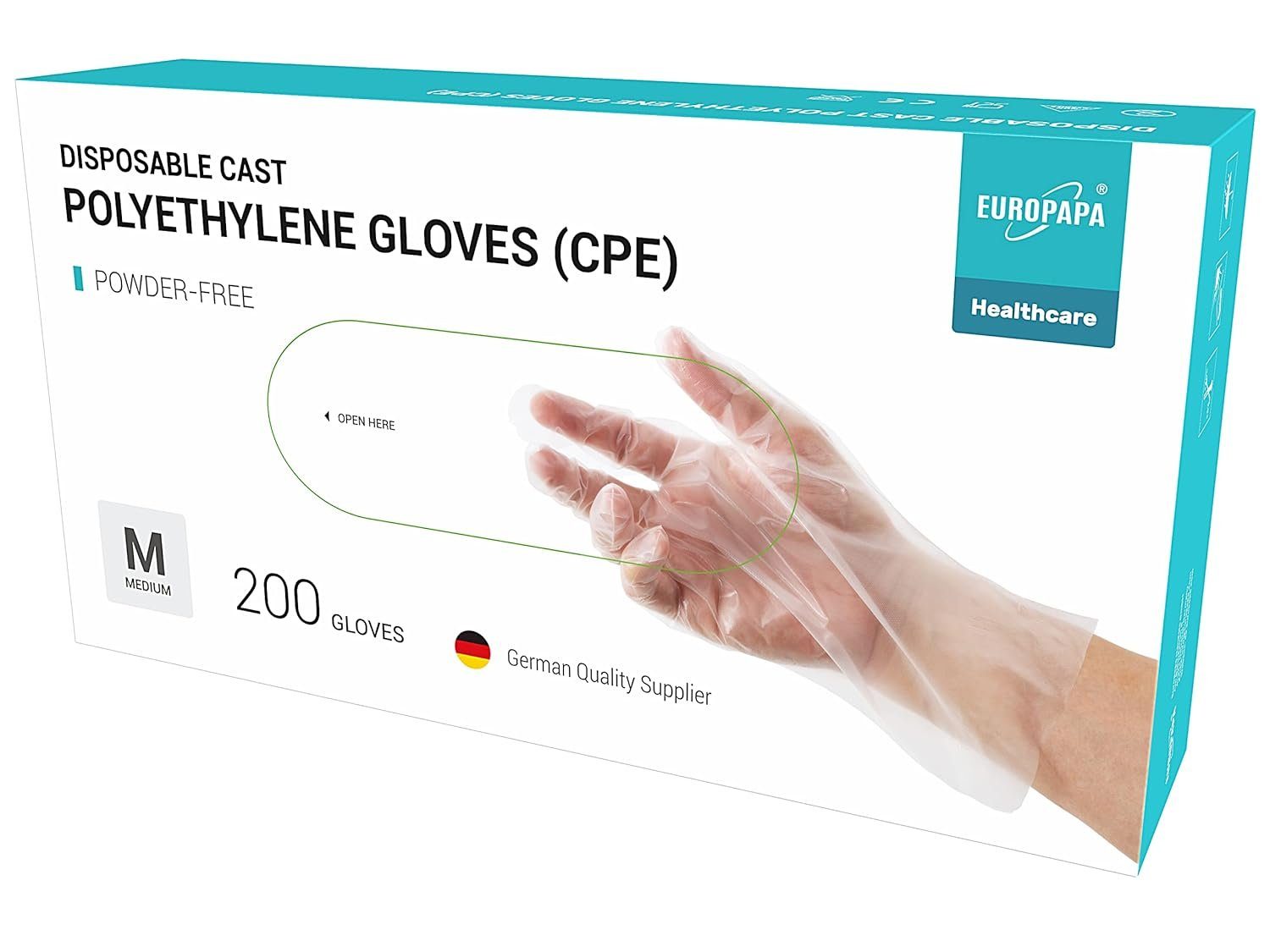 EUROPAPA Einweghandschuhe 100, 200, 300 Vorteilspack CPE transparenz Einweg günstig online kaufen