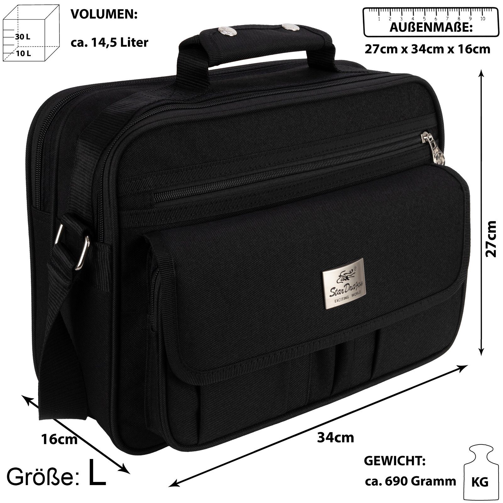 EAAKIE Umhängetasche Tasche Arbeitstasche Umhängetasche Flugbegleiter günstig online kaufen