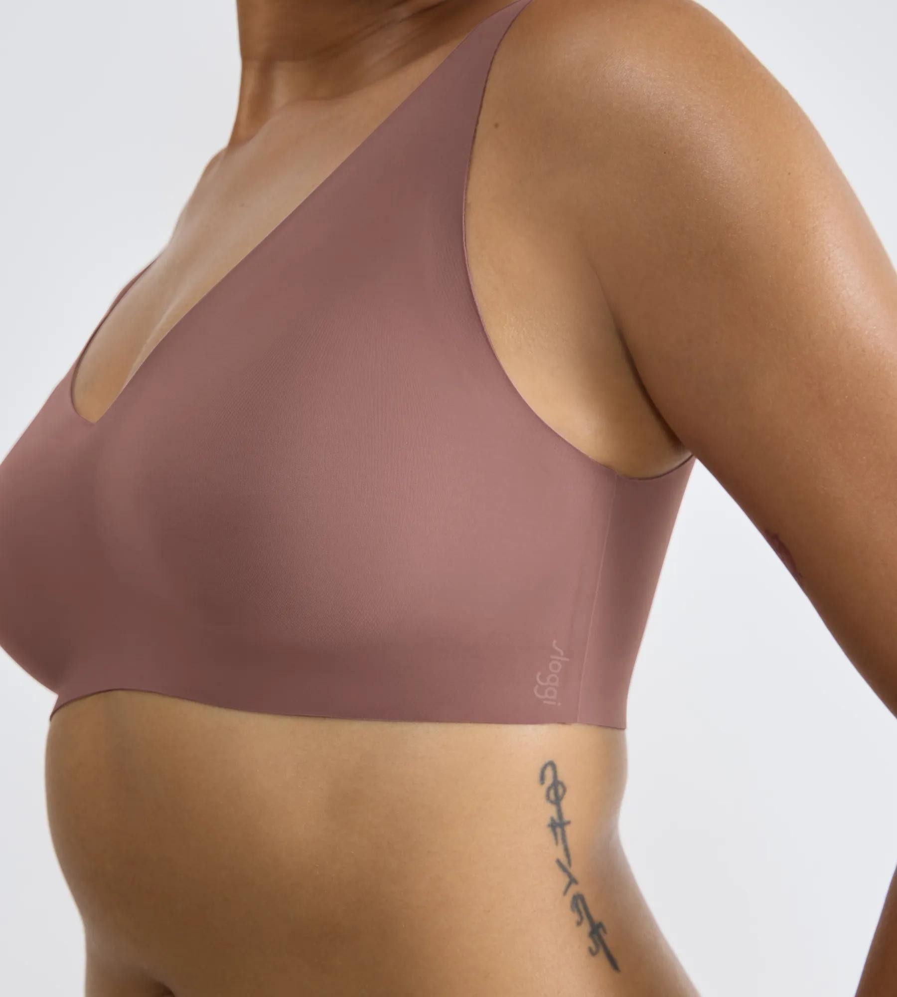sloggi Bralette ZERO Feel 2.0 mit herausnehmbaren Pads, mittlerer Halt, Mikrofaser