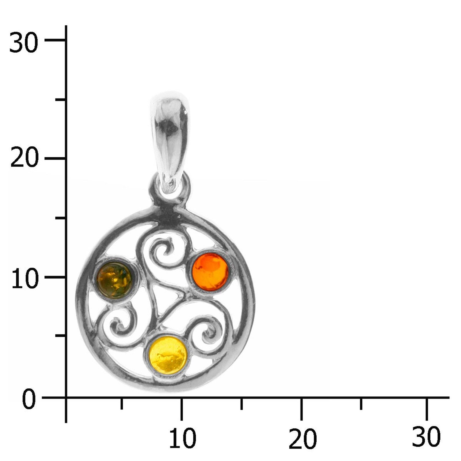 OSTSEE-SCHMUCK Kettenanhänger Ostsee-Schmuck Anhänger Keltische Fibel Anhän günstig online kaufen