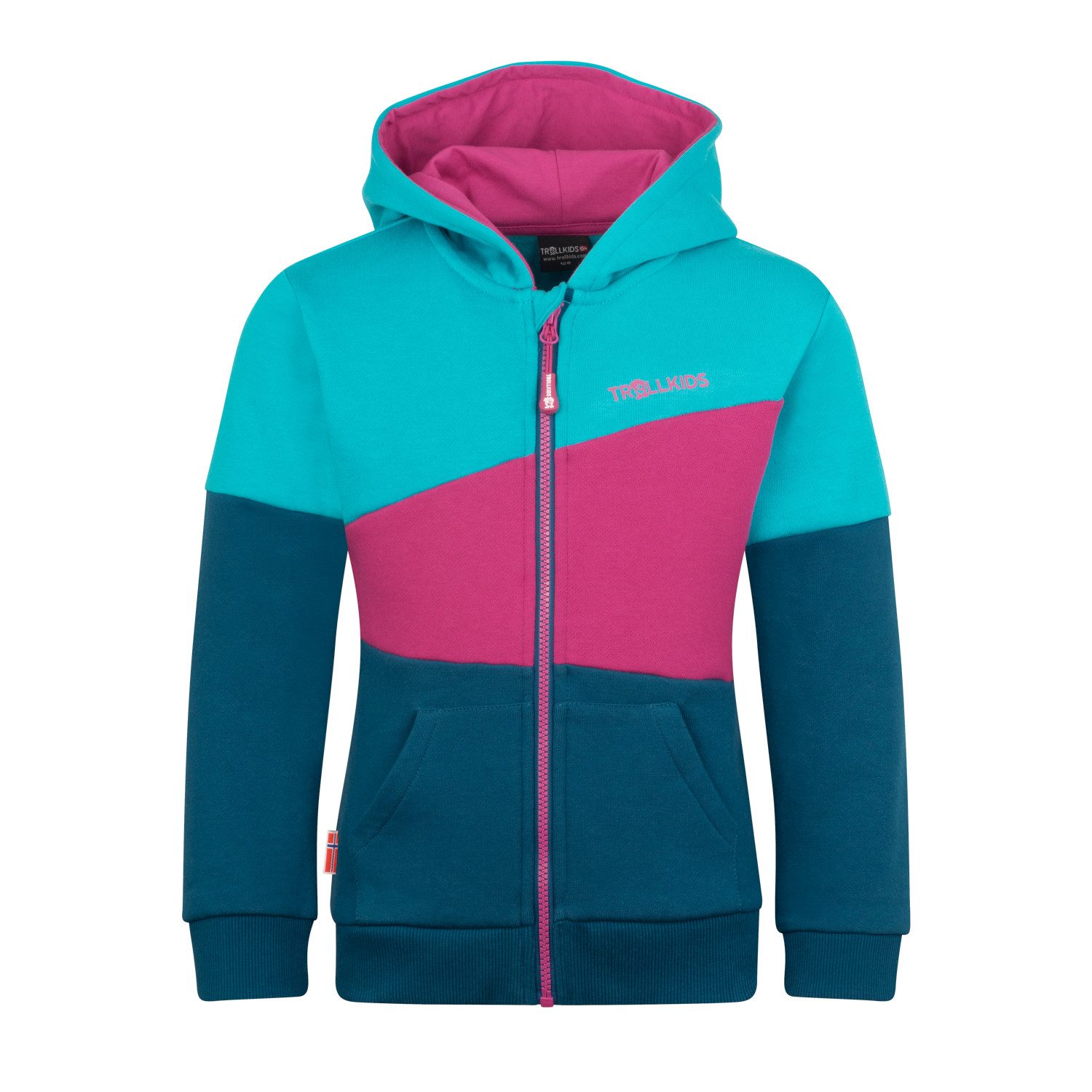 TROLLKIDS Kapuzenpullover Alesund Bio-Baumwolle und recyceltes Polyester