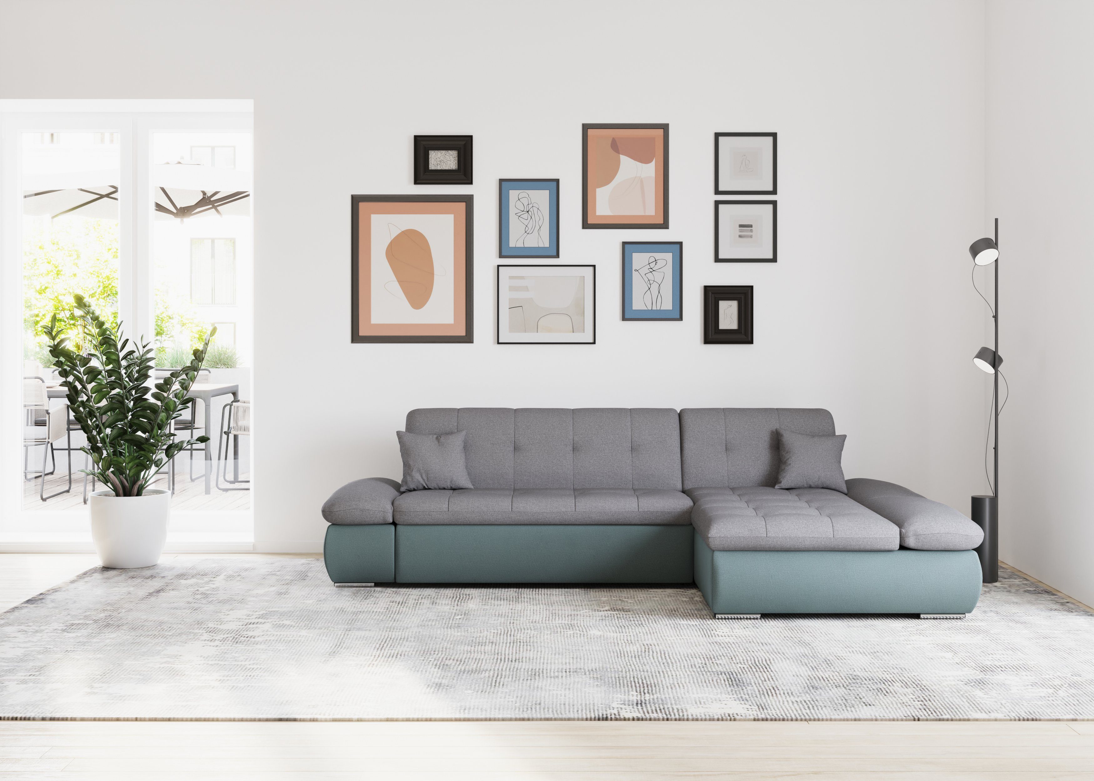 DOMO collection Ecksofa Moric, L-Form, XXL-Sofa günstig online kaufen
