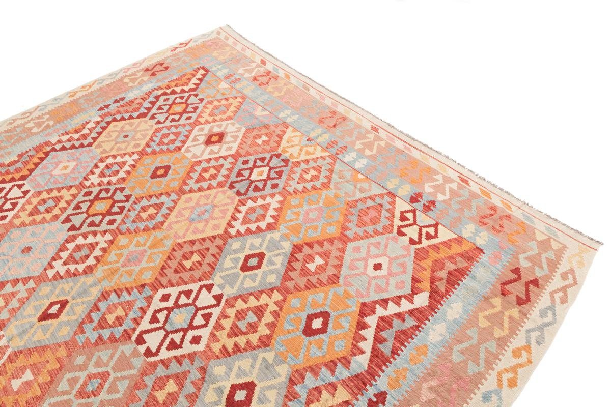 Orientteppich Kelim Afghan 323x387 Handgewebter mm Orientteppich, 3 Nain Trading, Höhe: rechteckig
