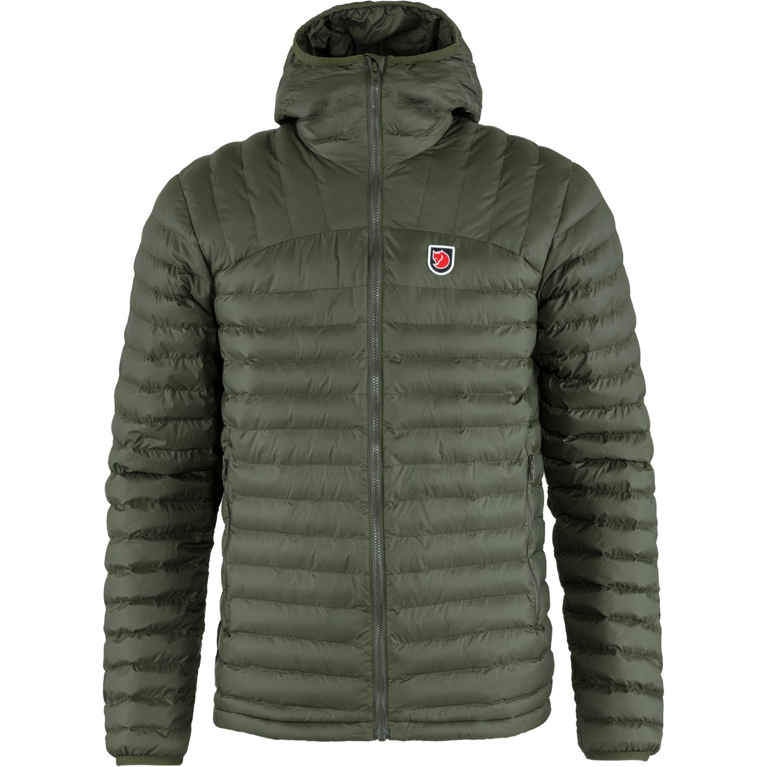 Fjällräven Winterjacke Expedition Lätt Hoodie Men deep forest