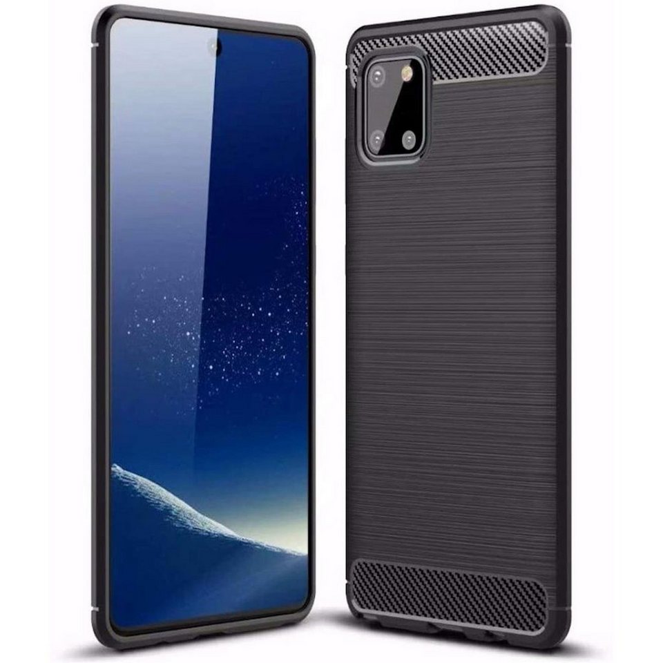CoolGadget Handyhülle »Carbon Handy Hülle für Samsung Galaxy Note 10 ...