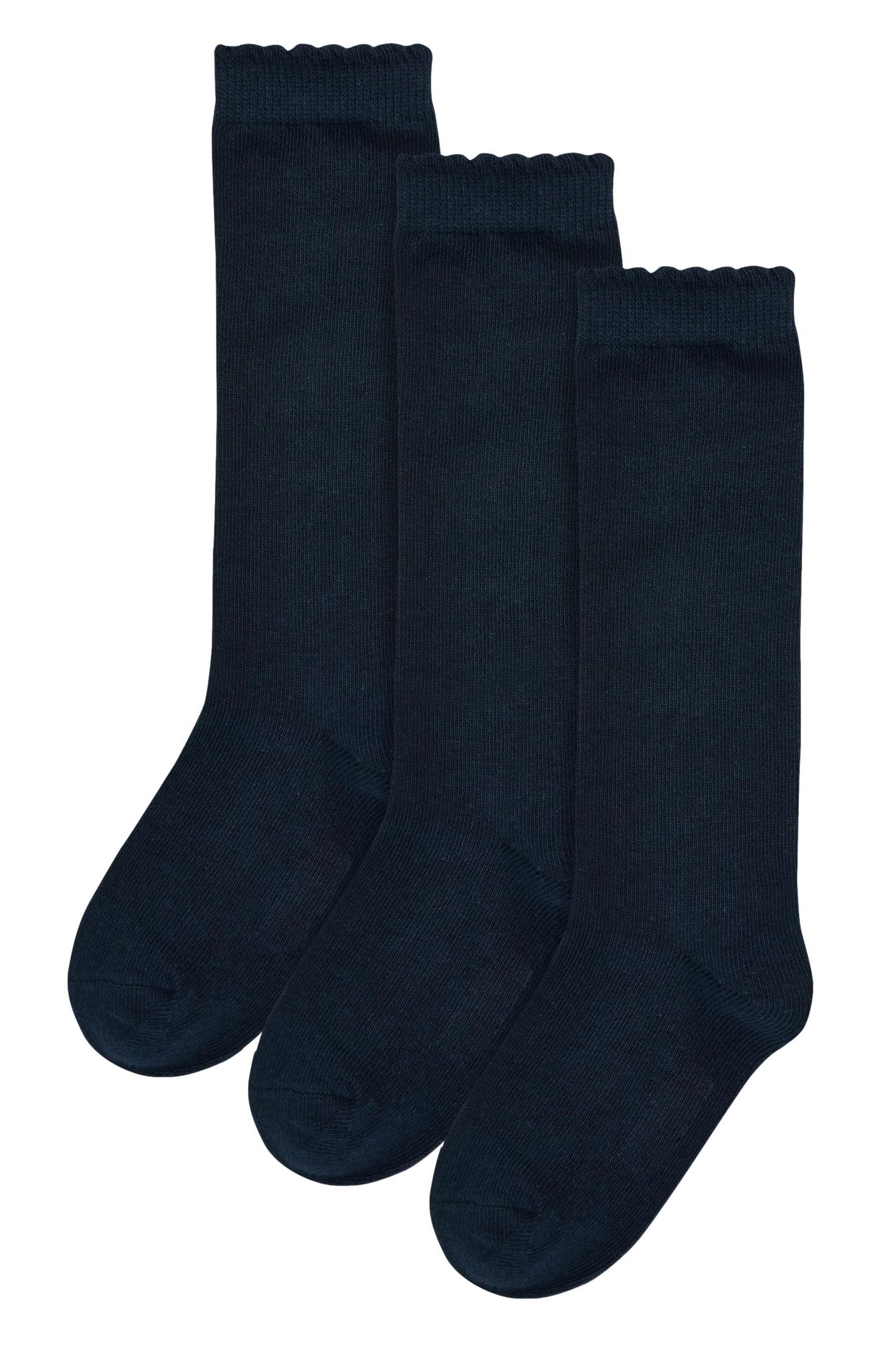 Next Kniestrümpfe Kniestrümpfe mit hohem Baumwollanteil, 3er-Pack (3-Paar)
