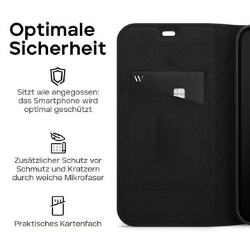 wiiuka Handyhülle suiit Hülle für iPhone 11, Klapphülle Handgefertigt - Deutsches Leder, Premium Case
