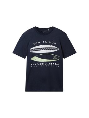 TOM TAILOR T-Shirt mit coolem Frontprint