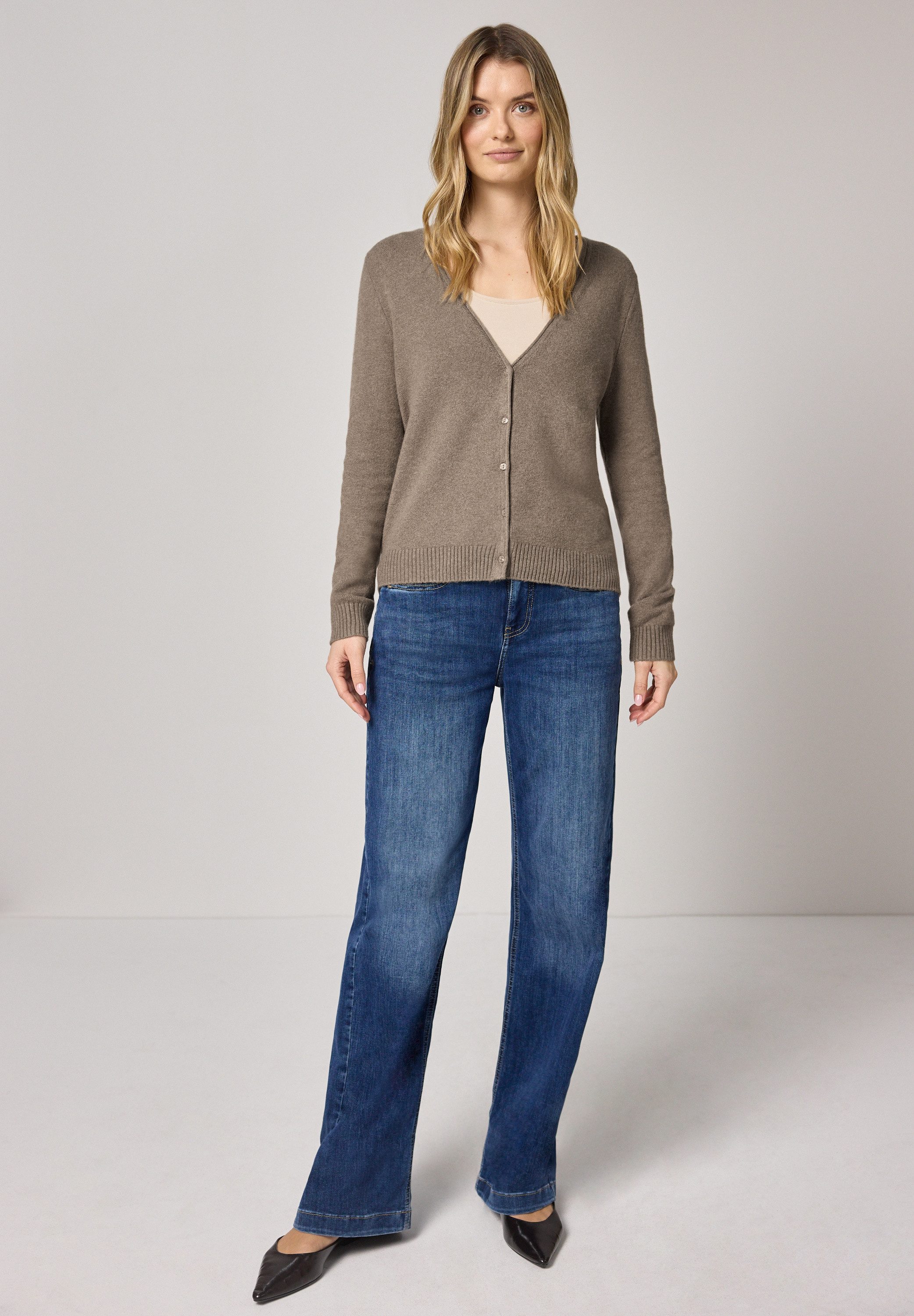 STREET ONE Cardigan mit V-Ausschnitt