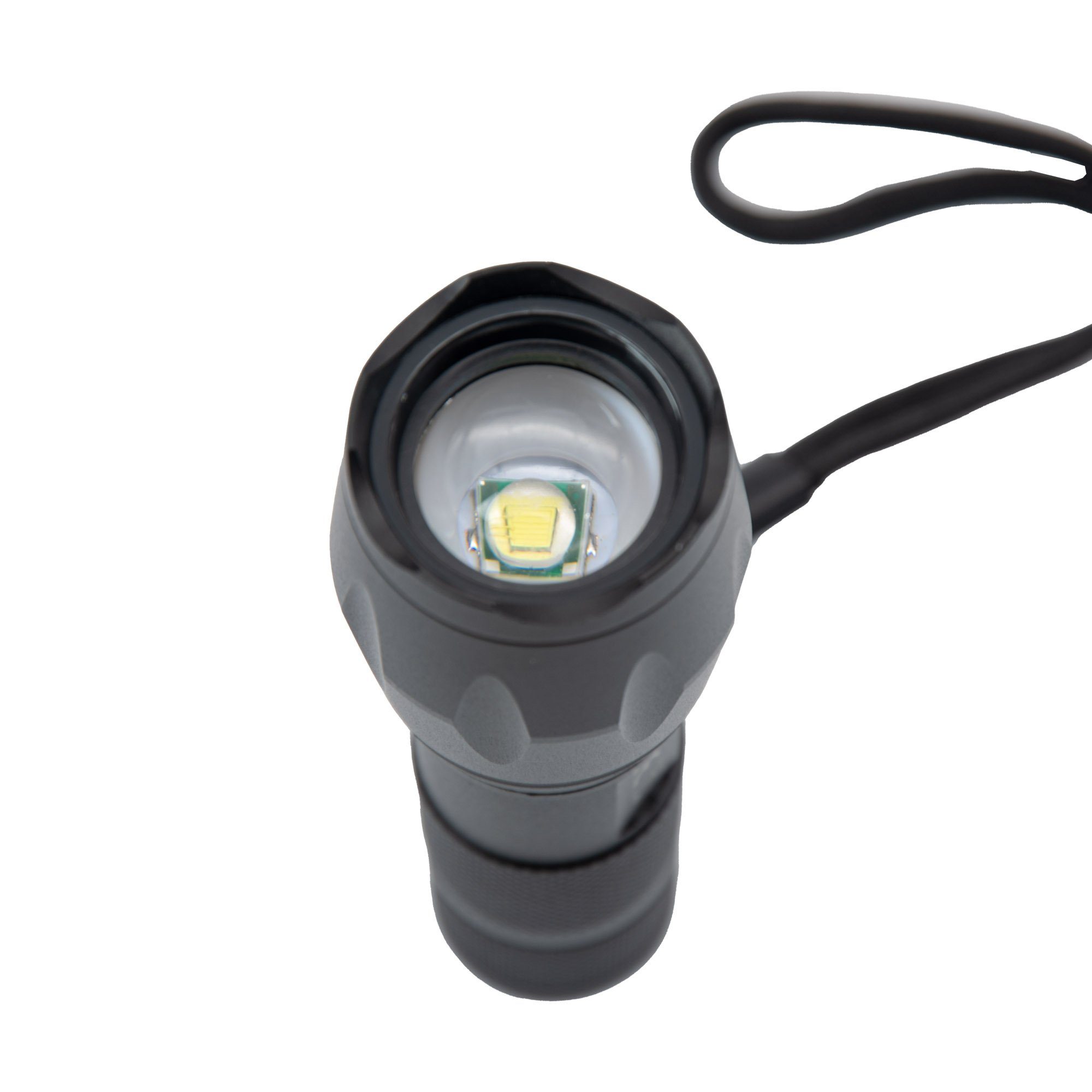 Superbeam Taktische, IP44, Taschenlampe LED Strahler Lampe, Flashlight Leuchte BENSON Taschenlampe SOS,