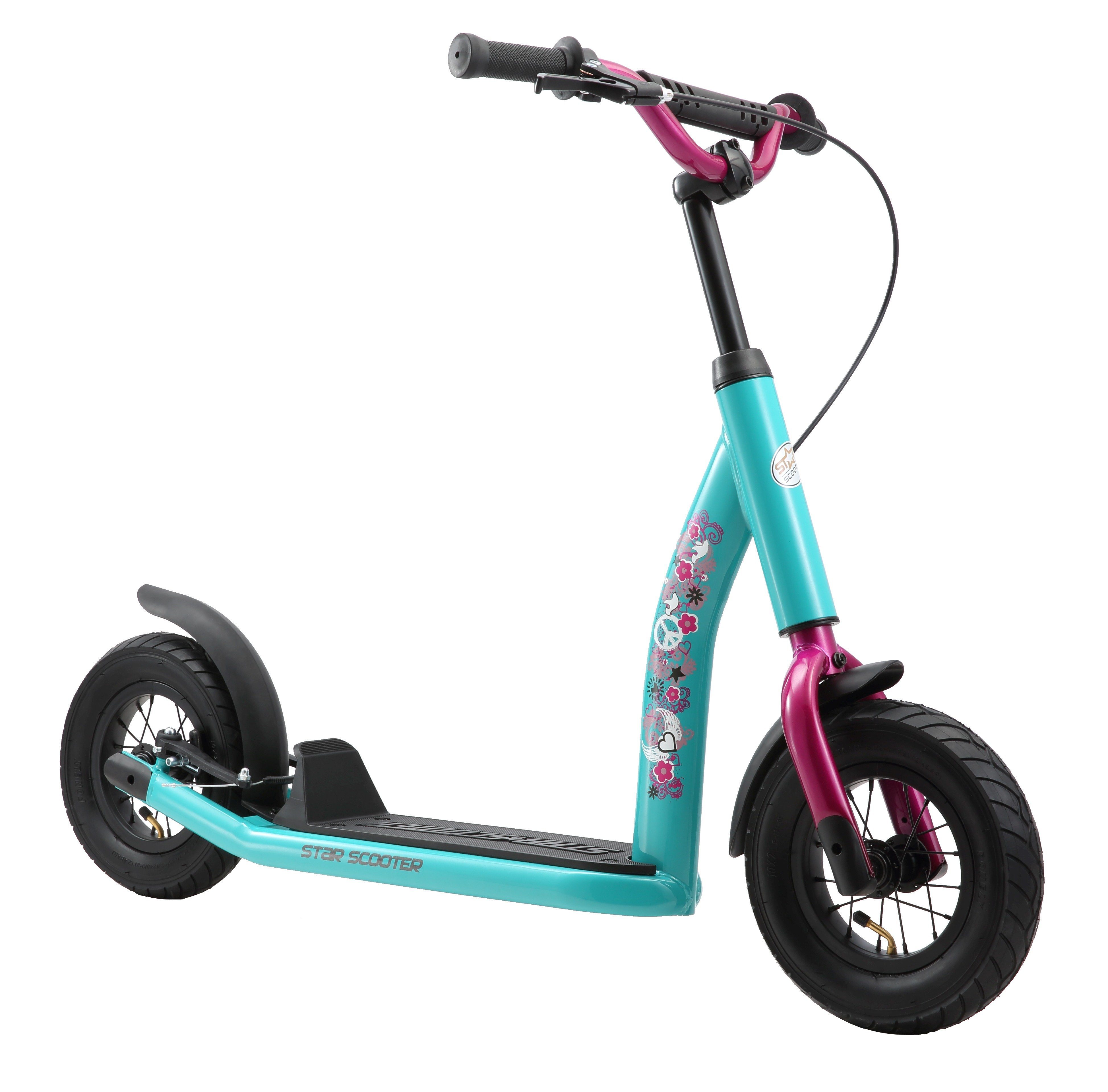 Cityroller 10 Zoll, ab 5 Jahre, Kinder City Roller ab 96 cm, Jungen, Mädchen