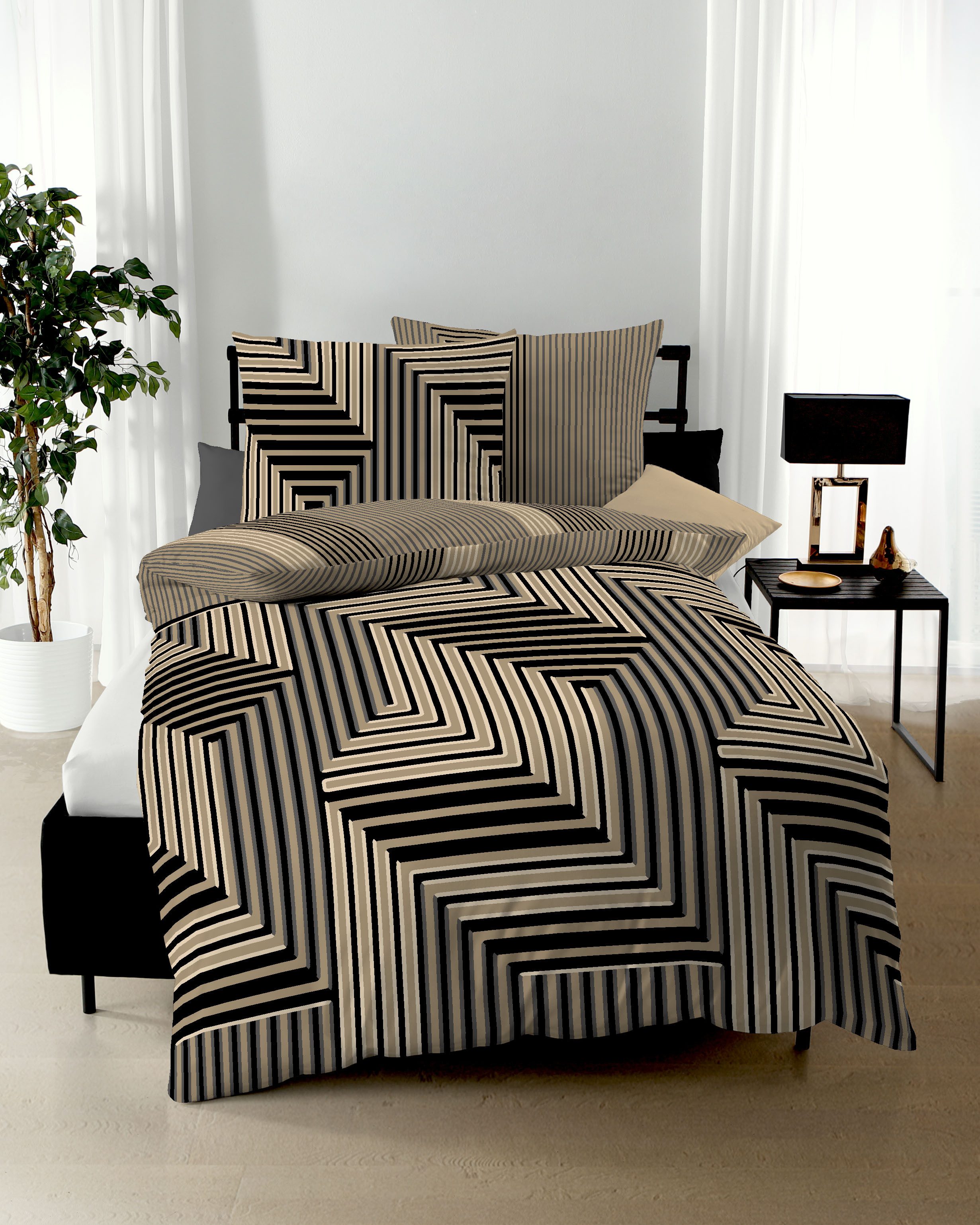 Kaeppel Bettwäsche Escape, Feinbiber, 2 teilig günstig online kaufen