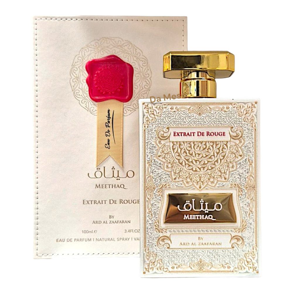 Eau de Parfum Ard Al Zaafaran Meethaq Extrait de Rouge 100ml