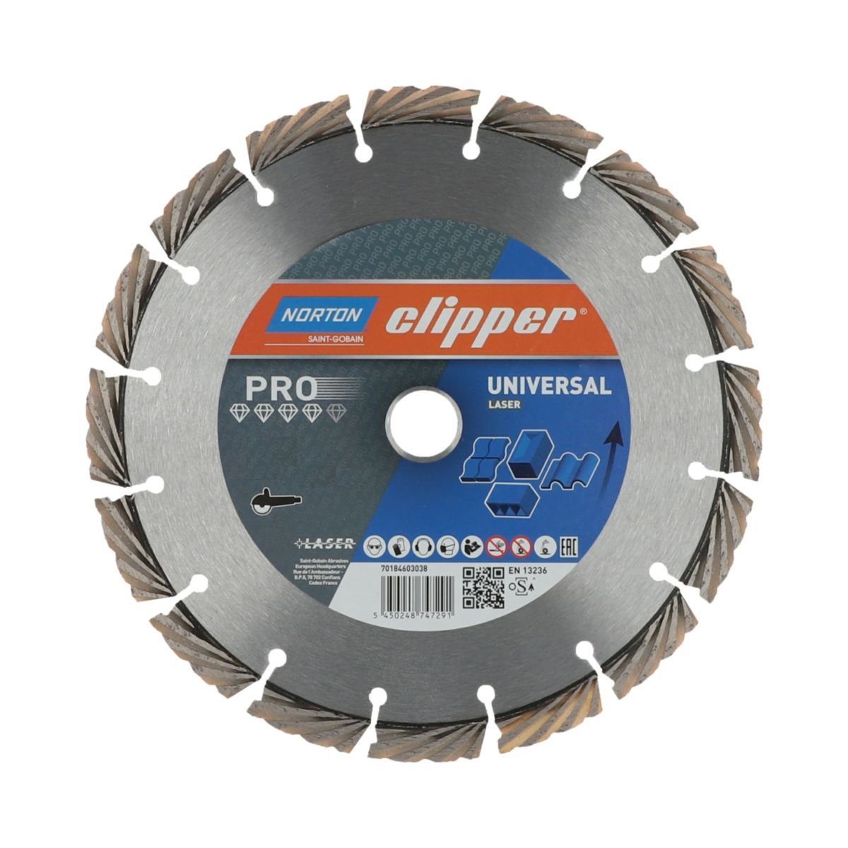 Diamanttrennscheibe Trennscheibe Pro Universal 230x22,2mm 70184603038
