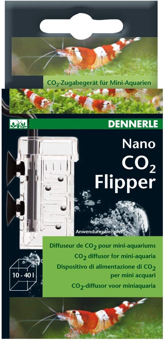 DENNERLE CO2 Diffusor CO2 Nano-Flipper, Mit herkömmlichen CO2-Düngeanlagen kombinierbar