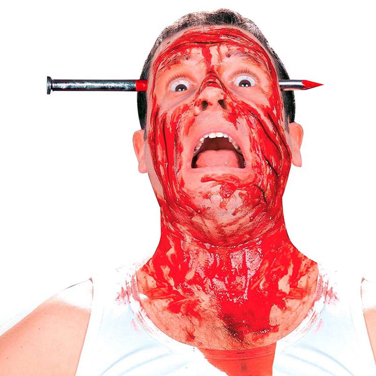 Kostüm Haarreif Nagel durch Kopf