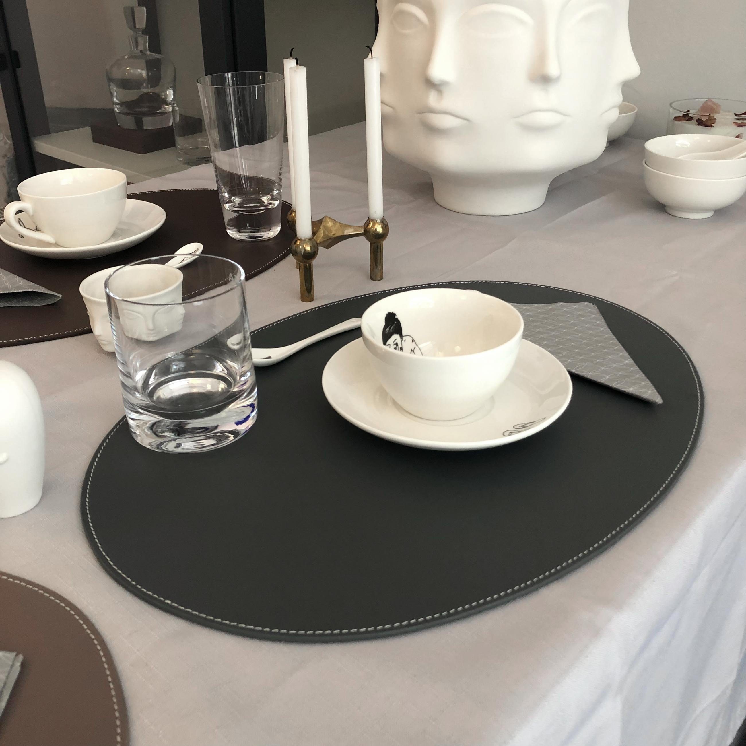 adorist Platzset, (1-St), Leder Tischset, Lederunterlage günstig online kaufen