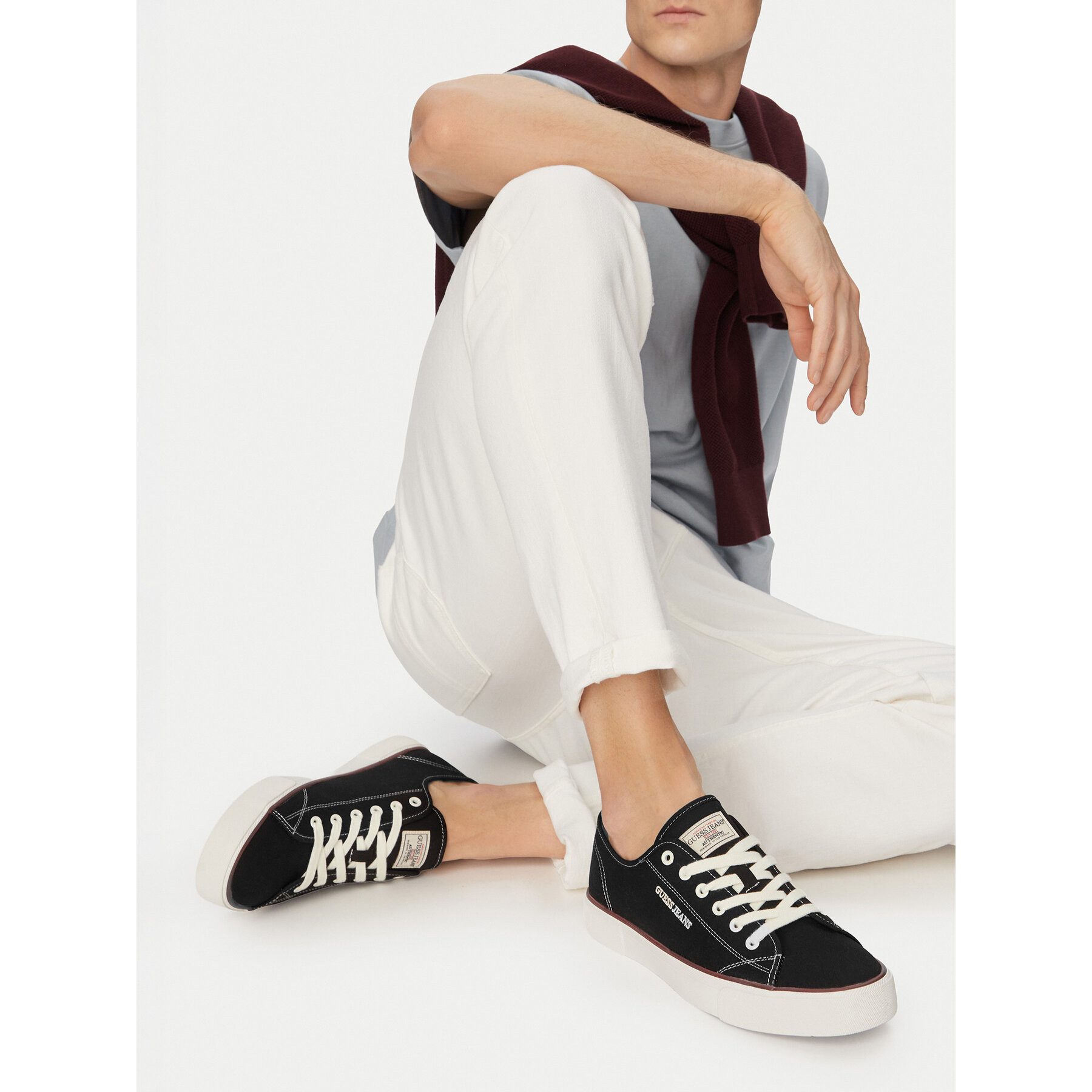 GUESS JEANS Guess Jeans Herren-Sneaker Schwarz Sneaker