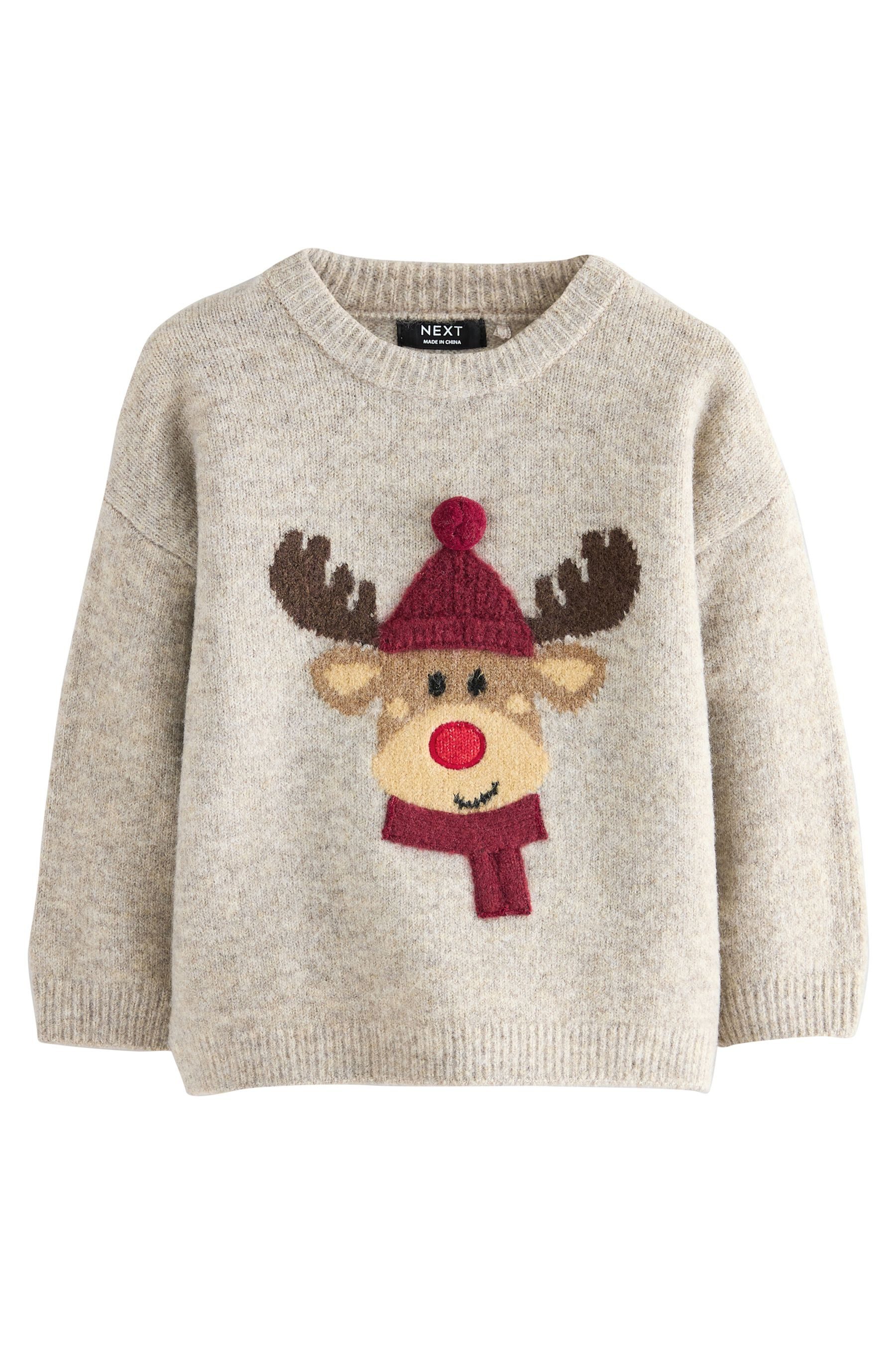 Next Weihnachtspullover Weihnachtlicher Strickpullover (1-tlg) günstig online kaufen