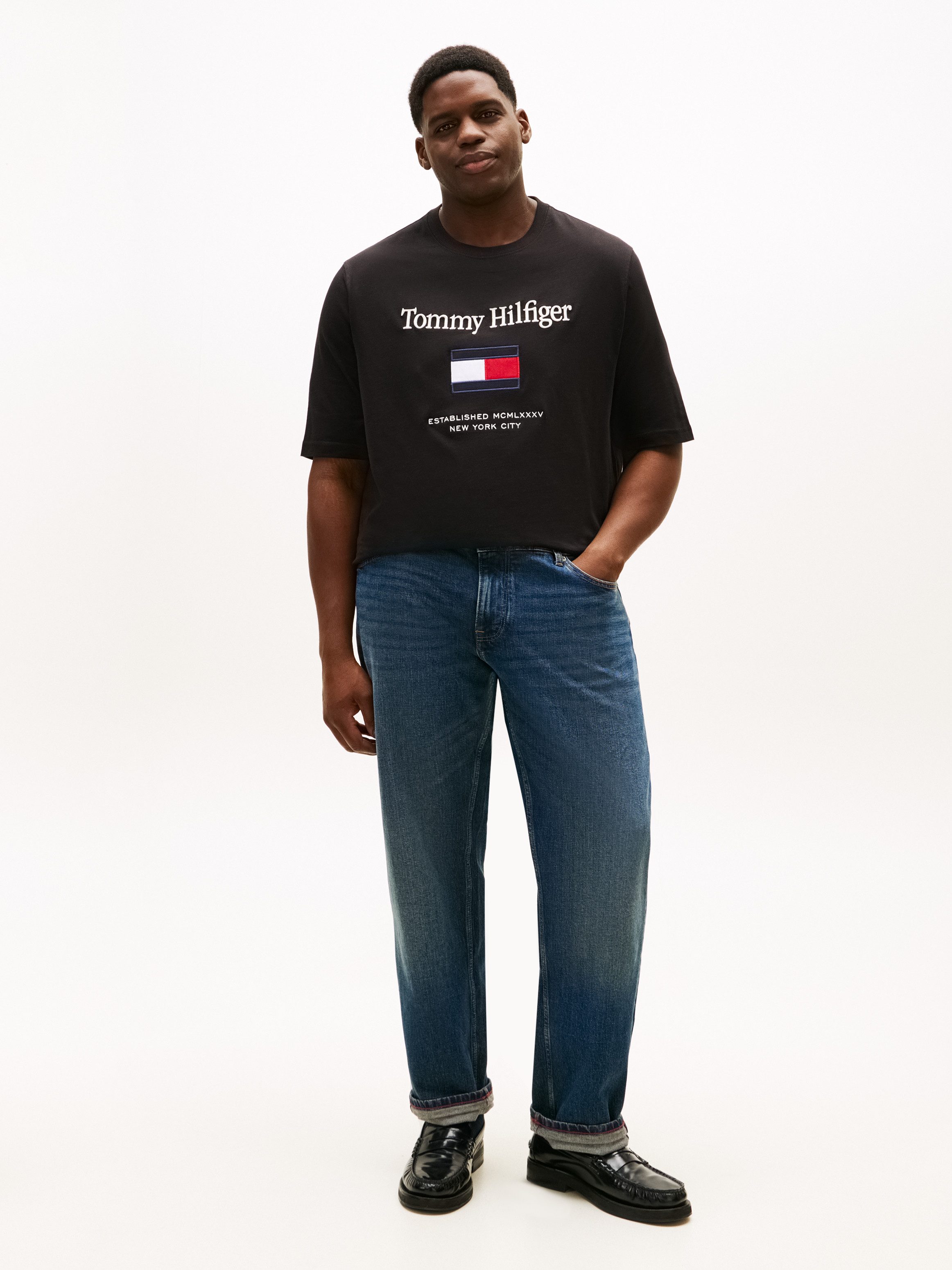 Tommy Hilfiger Big & Tall T-Shirt BT-TOMMY EMBRO FLAG Große Größen