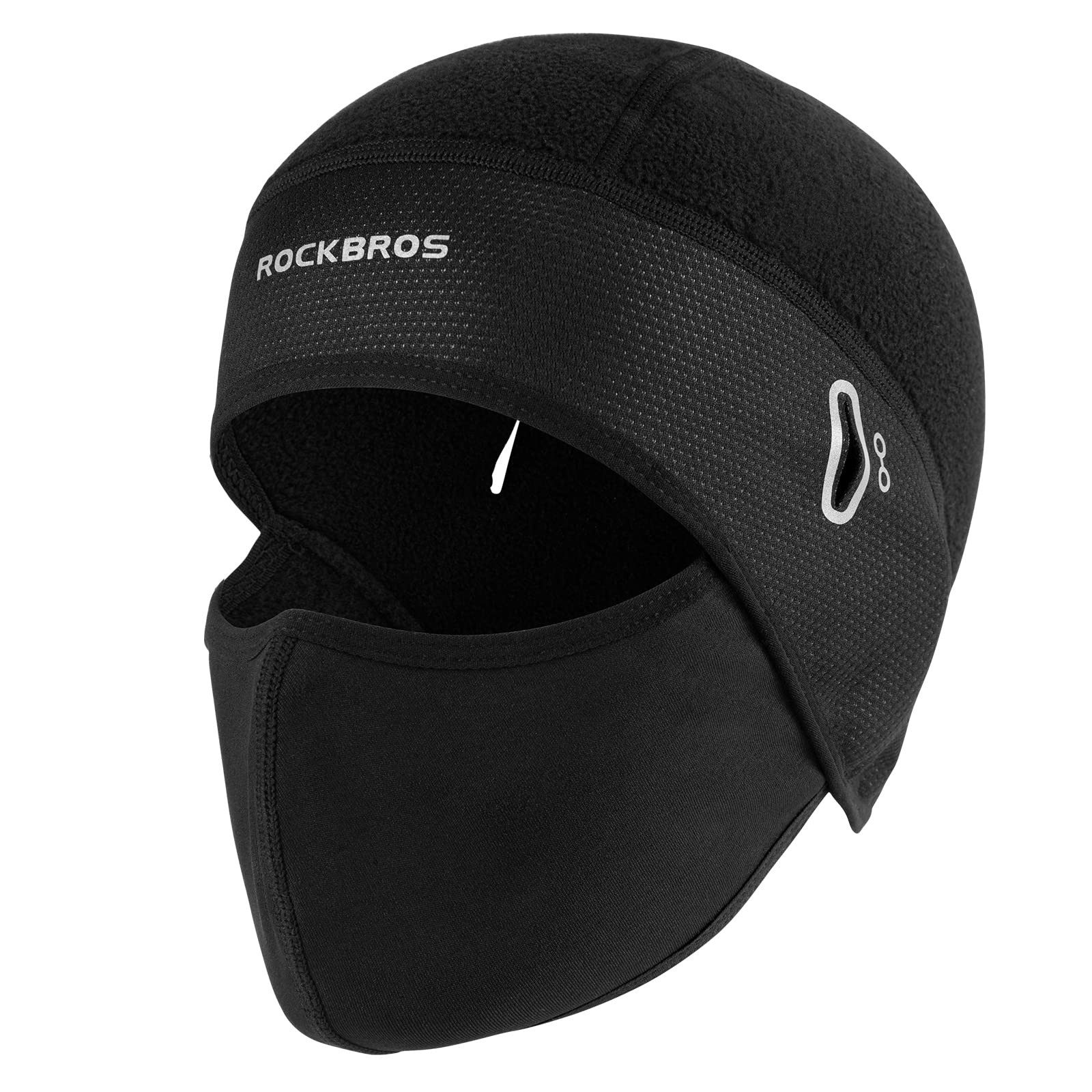 ROCKBROS Unterhelmmütze ROCKBROS Fahrrad Mütze Winter Sturmhaube Gesichtshaube, Brillen-Loch BRILLENLOCH DESIGN