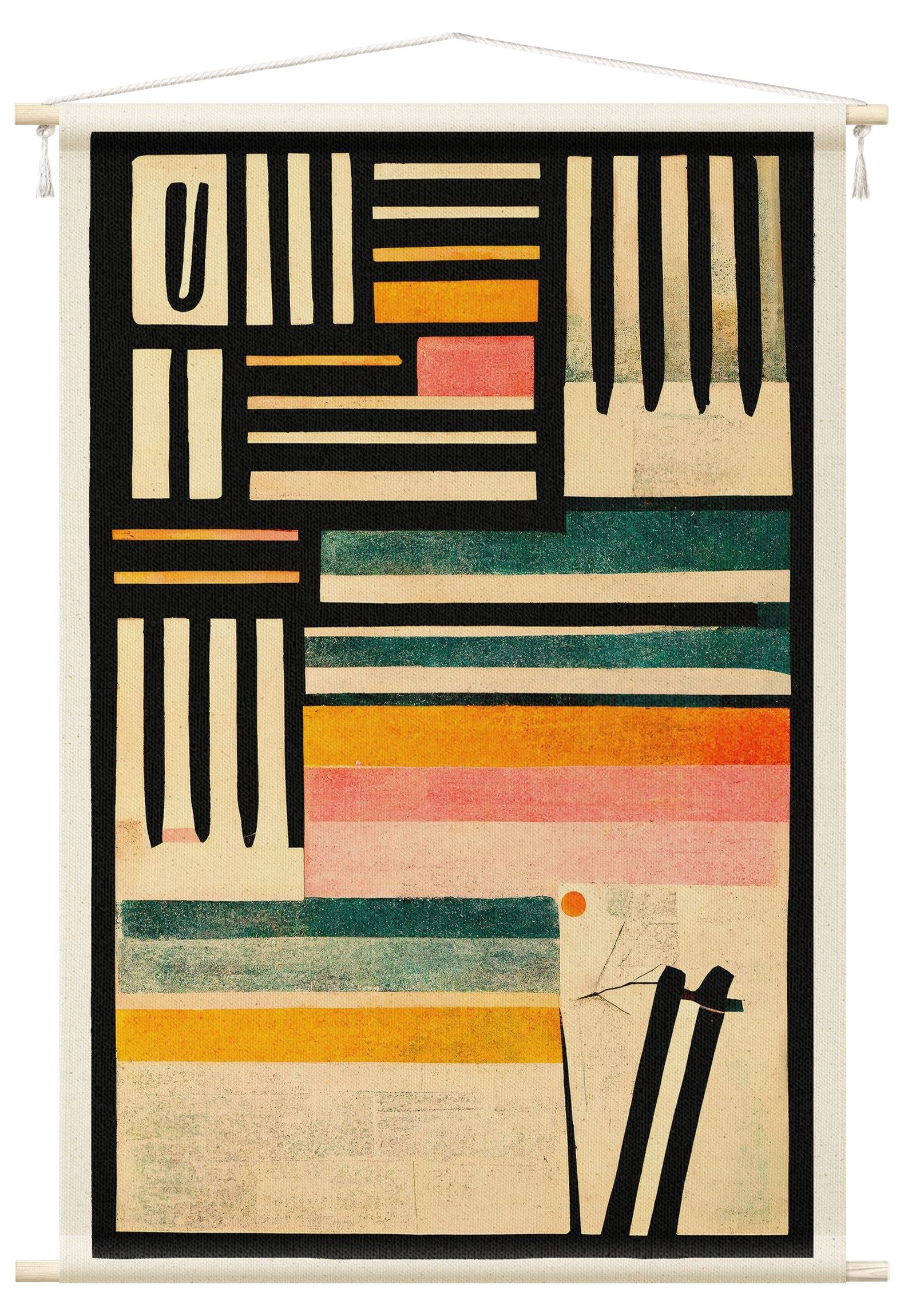 Wandteppich modern Pop Art bunt