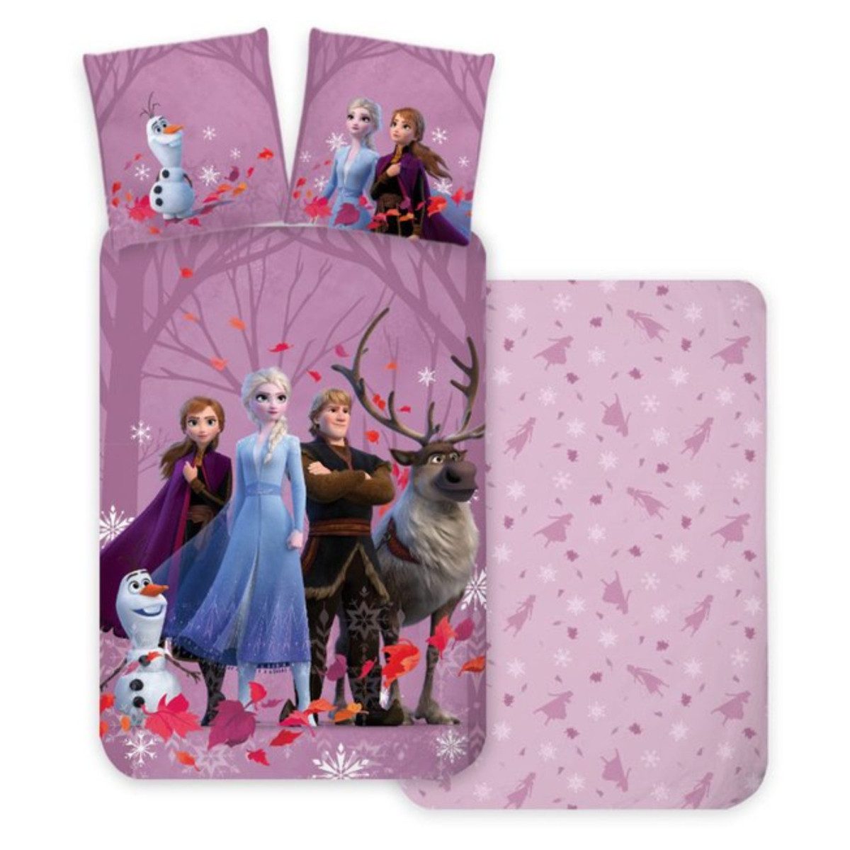 Disney Frozen Babybettwäsche Bettwäsche Set Baumwolle Bettbezug Kissenbezug 100 x 135 cm 40 x 60 cm, Baumwolle