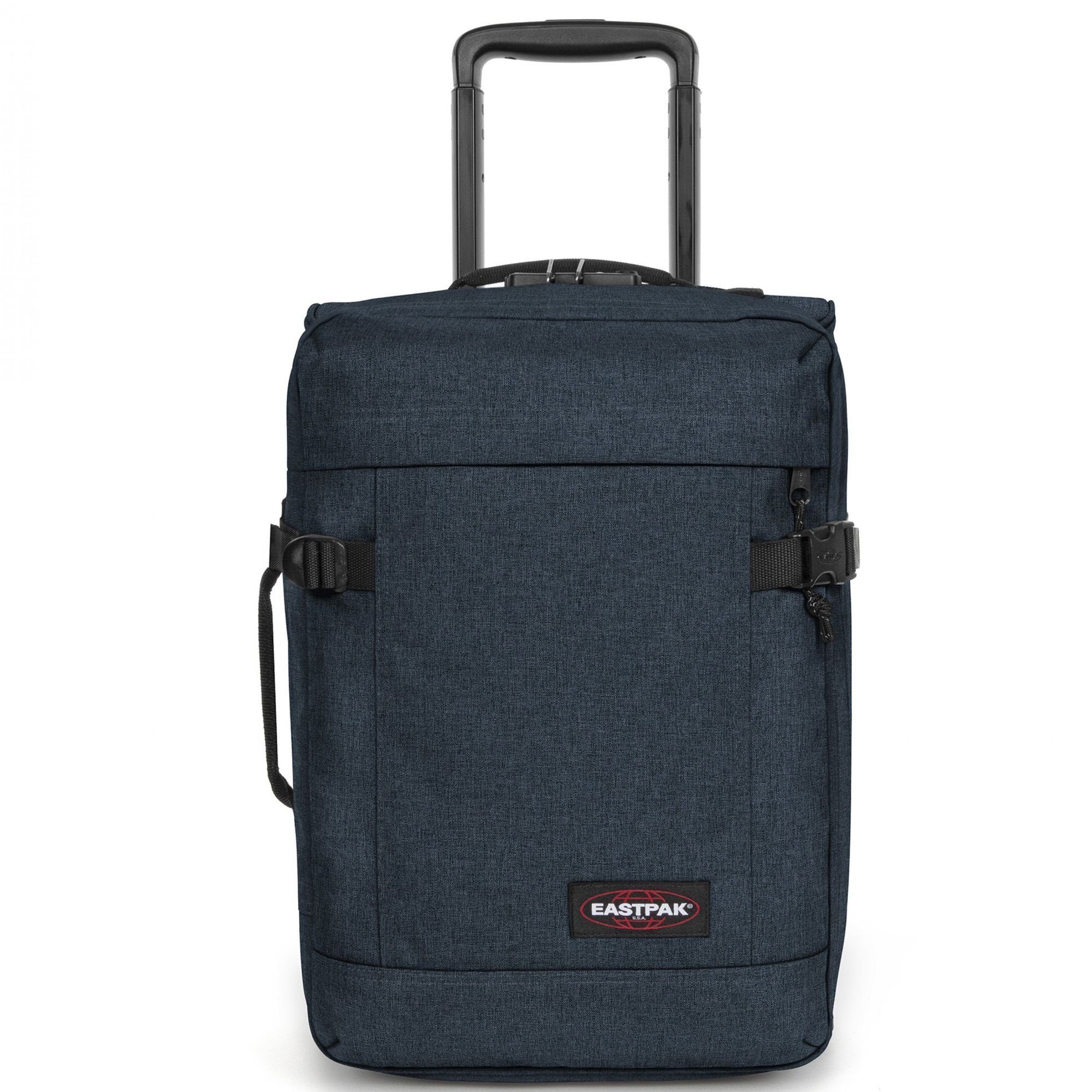 Triple Rollen, Eastpak Handgepäck-Trolley Tranverz, Denim Polyester 2