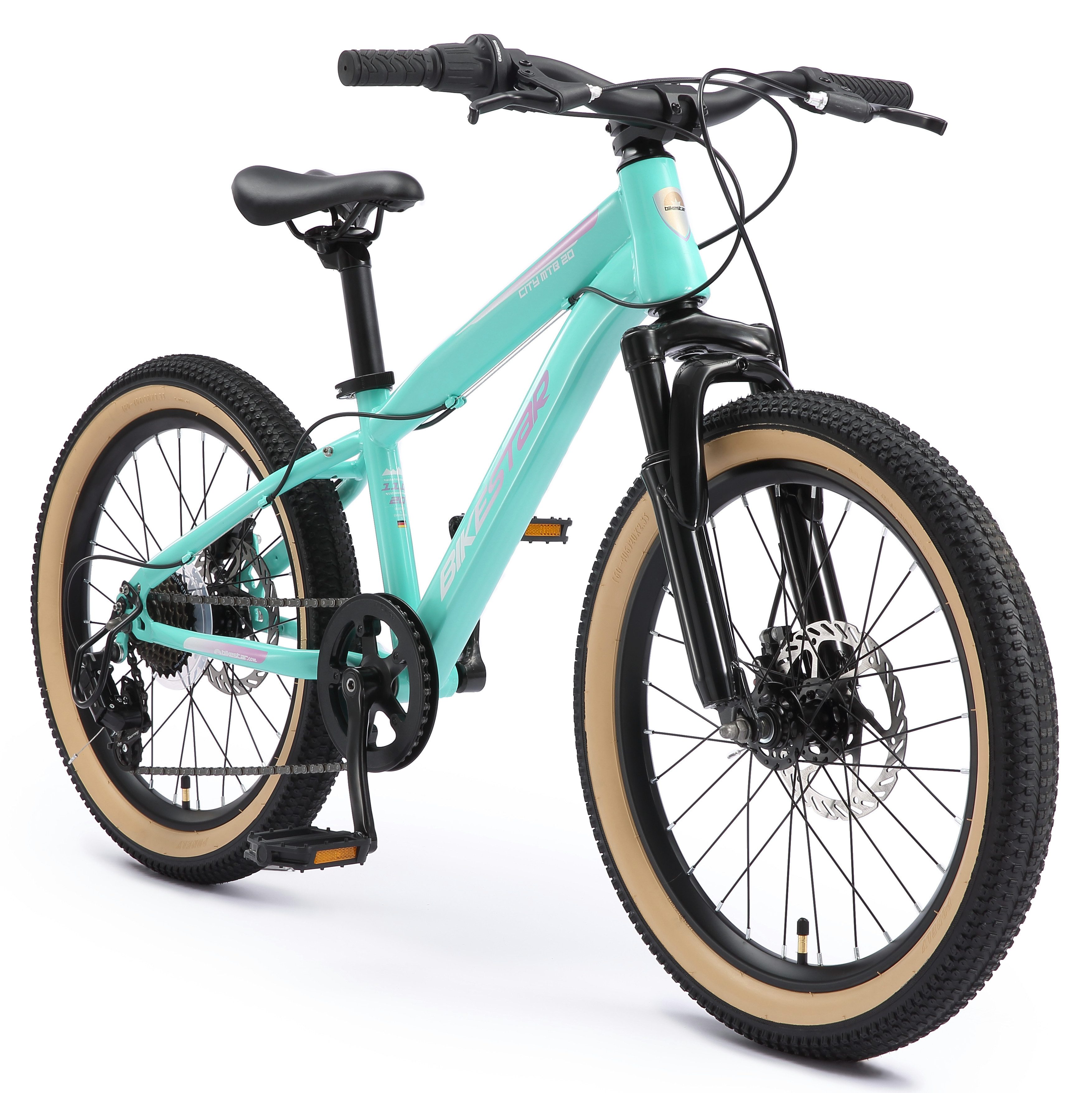 Bikestar Jugendfahrrad, 7 Gang Shimano RD-TY21 Schaltwerk, Kettenschaltung