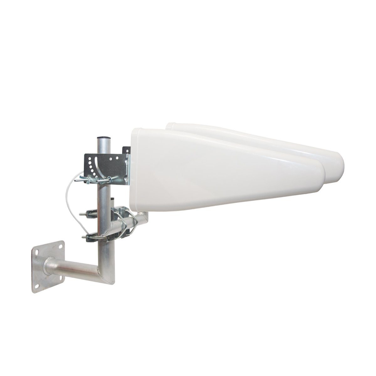LTE Antenne 3G 4G 2x Außenantenne 10m Kabel Wandhalter Mobilfunkantenne