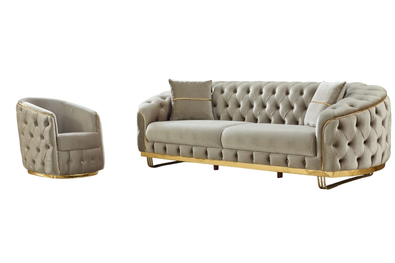 Villa Möbel Polstergarnitur Bellezza, (Set, 2-tlg), günstig online kaufen