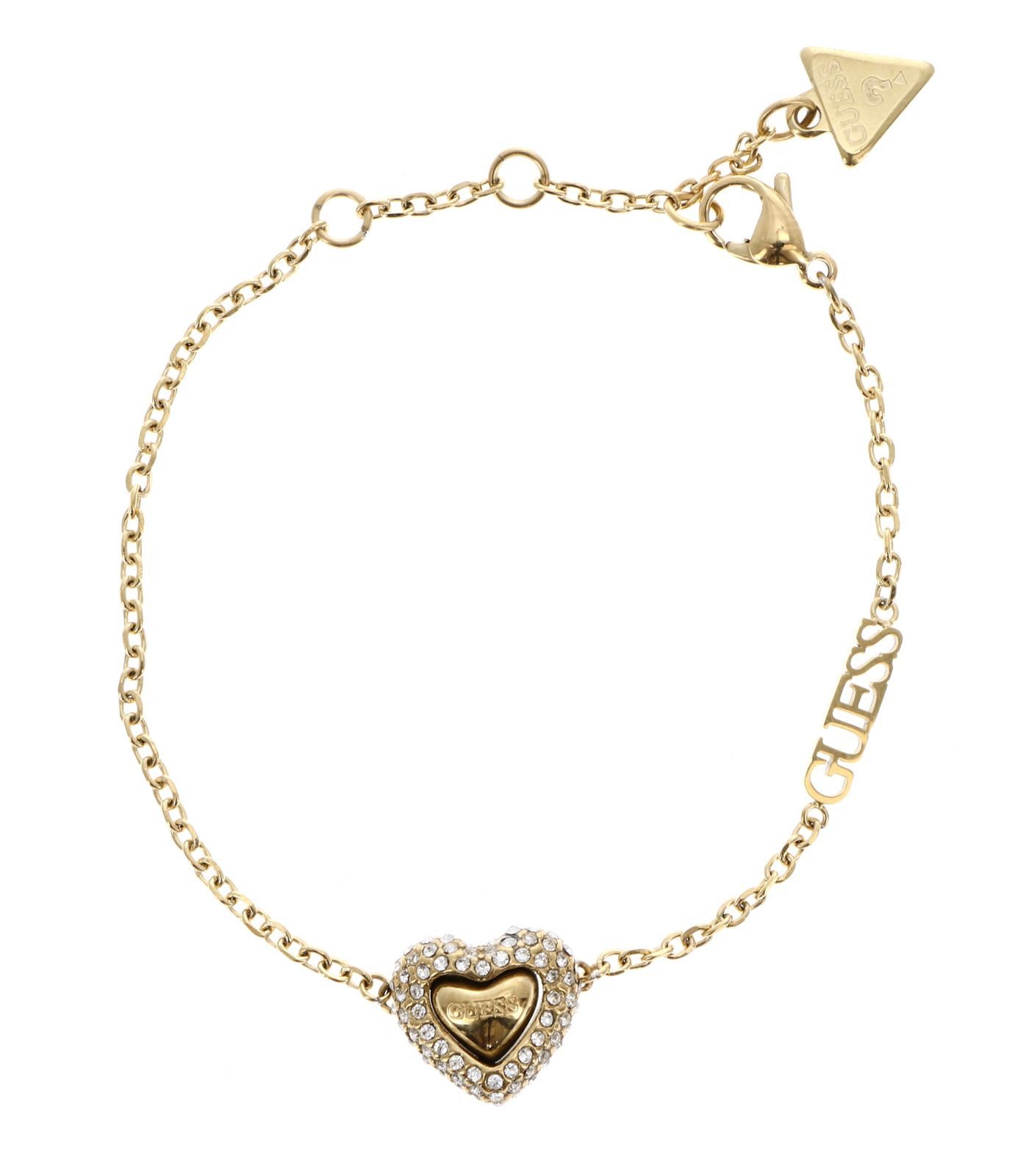 Guess Gliederarmband Pave Heart Bracelet günstig online kaufen