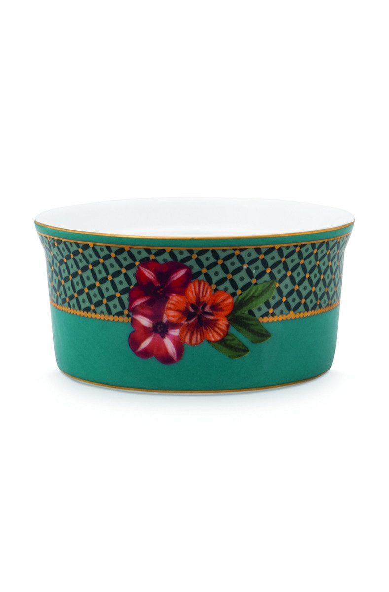 PiP Studio Schale Winter Wonderland Ladybug Ramequinform rund, Porzellan, (Backformen), Ramequin Round Winter Wonderland Lady Bug Green 8.7x4.3cm