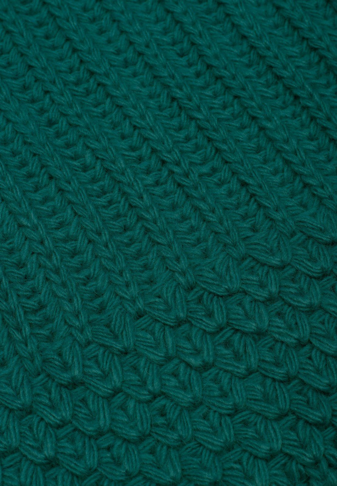 styleBREAKER Strickschal Langer Strick Schal mit Rippen und Perl Strickmust günstig online kaufen