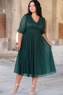Modabout Abendkleid Damen Midikleid Sommerkleid für große Größen - NELB0553D8848YŞL (1-tlg)
