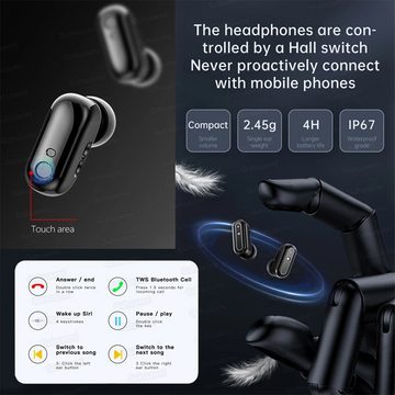 ZREE Smartwatch mit Bluetooth Kopfhörer 2 in 1 Touchscreen Smartwatch (1,32 Zoll), Herzfrequenzmonitor, Schlafmonitor, für iOS Android, NFC -Funktion, Sport Band, FitnessUhr, Fitness Tracker, Gesundheitsfunktionen
