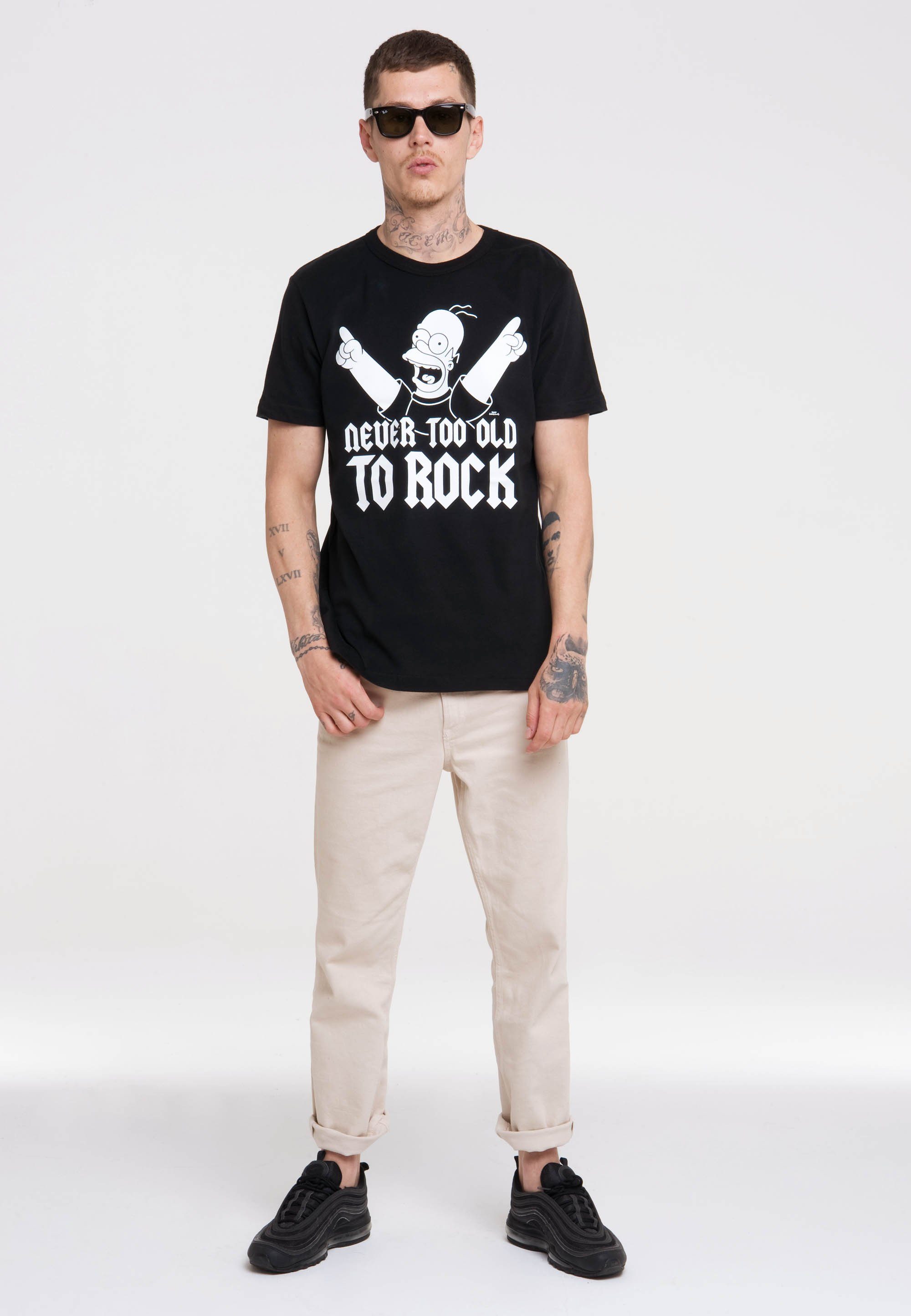 LOGOSHIRT T-Shirt The Simpsons mit lizenziertem günstig online kaufen