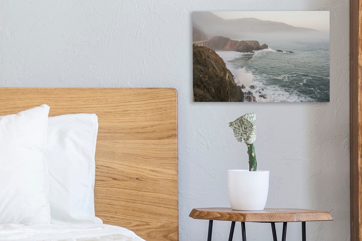 OneMillionCanvasses® Leinwandbild Cliffs Wanddeko, (1 Leinwandbilder, Aufhängefertig, Wandbild Amerika, 30x20 St), cm