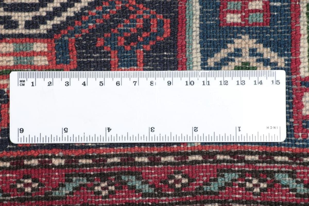 Orientteppich Hamadan 108x201 rechteckig, Handgeknüpfter Orientteppich / Perserteppich Höhe: mm Trading, Läufer, Nain 8