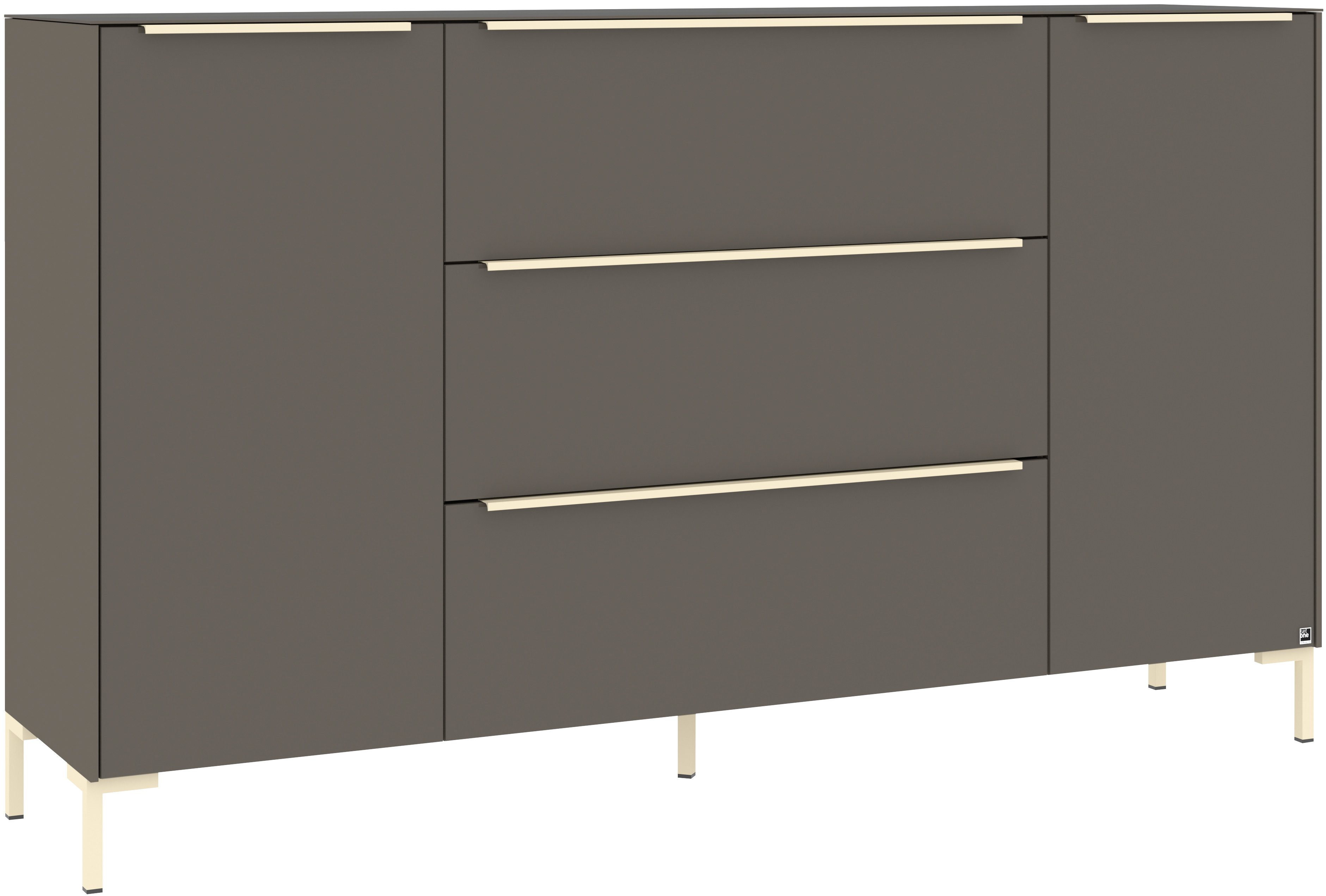 set one by Musterring Sideboard Reno (1 St), Mit Winkelfuß in diversen Farben, 108 cm Höhe & Farbauswahl