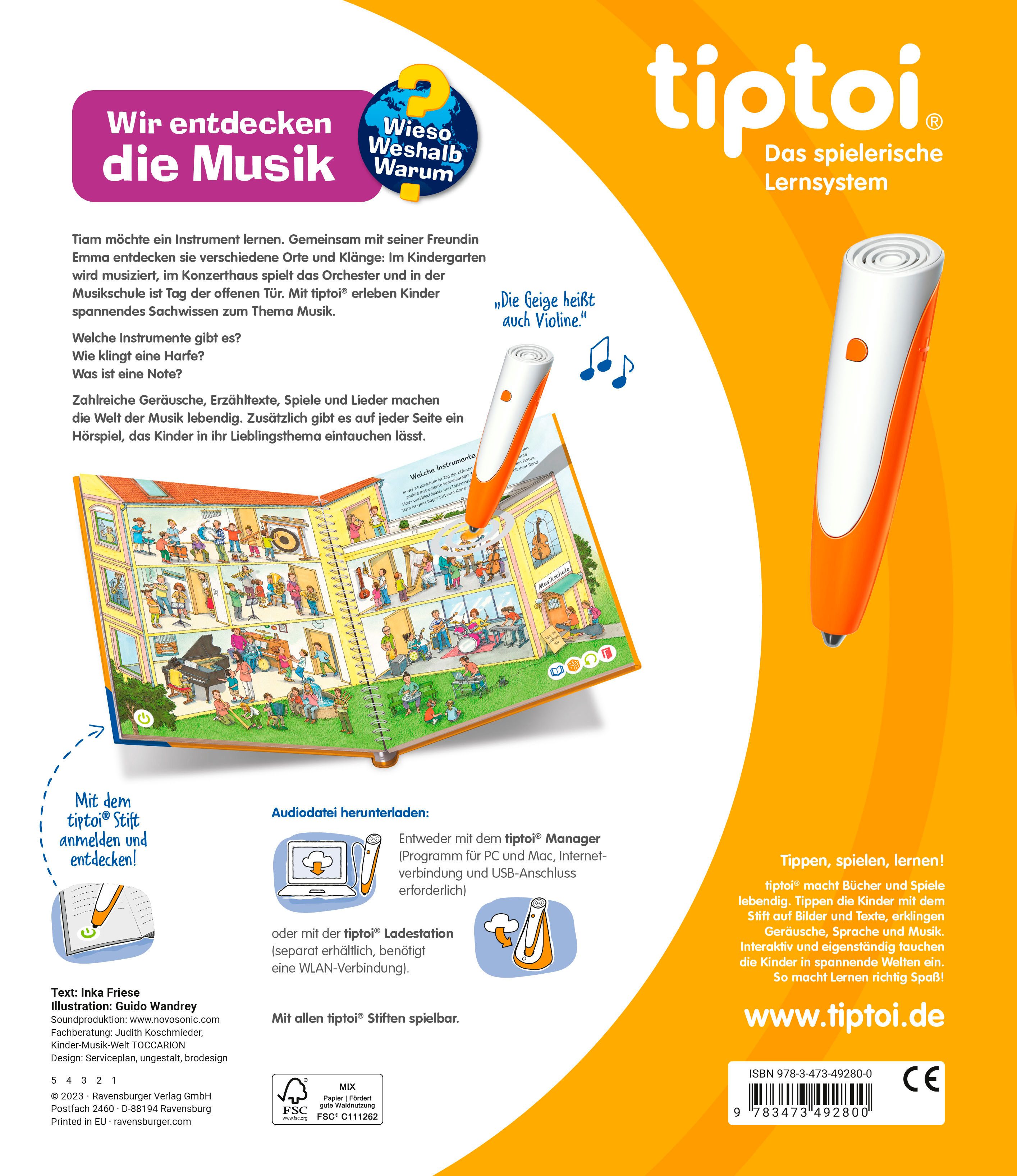 tiptoi® Wieso? Weshalb? Warum? Wir entdecken die Musik – Bild 5 von 5