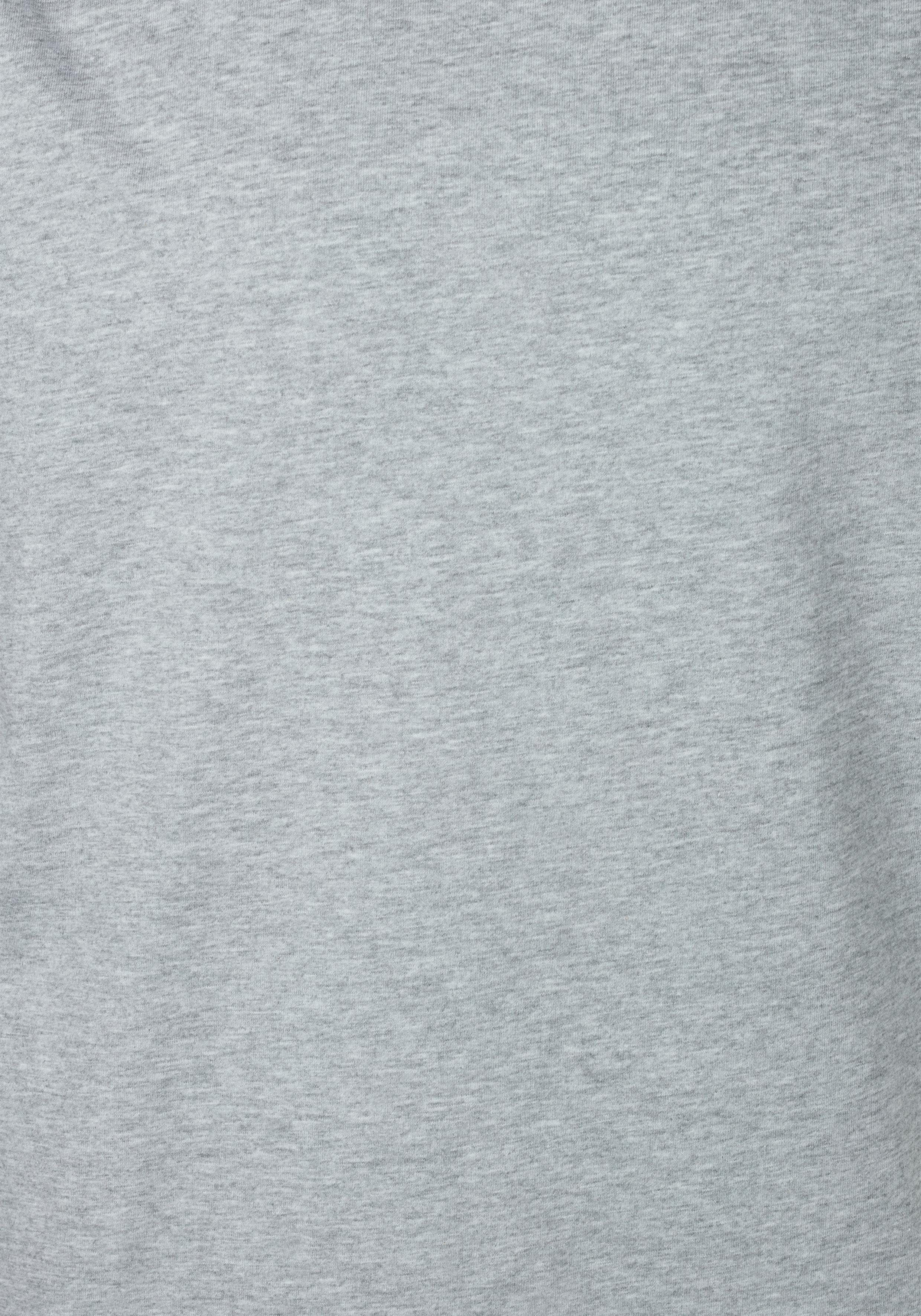T-Shirt Loungewear in Basic Bench. navy grau-meliert, (2er-Pack) uni
