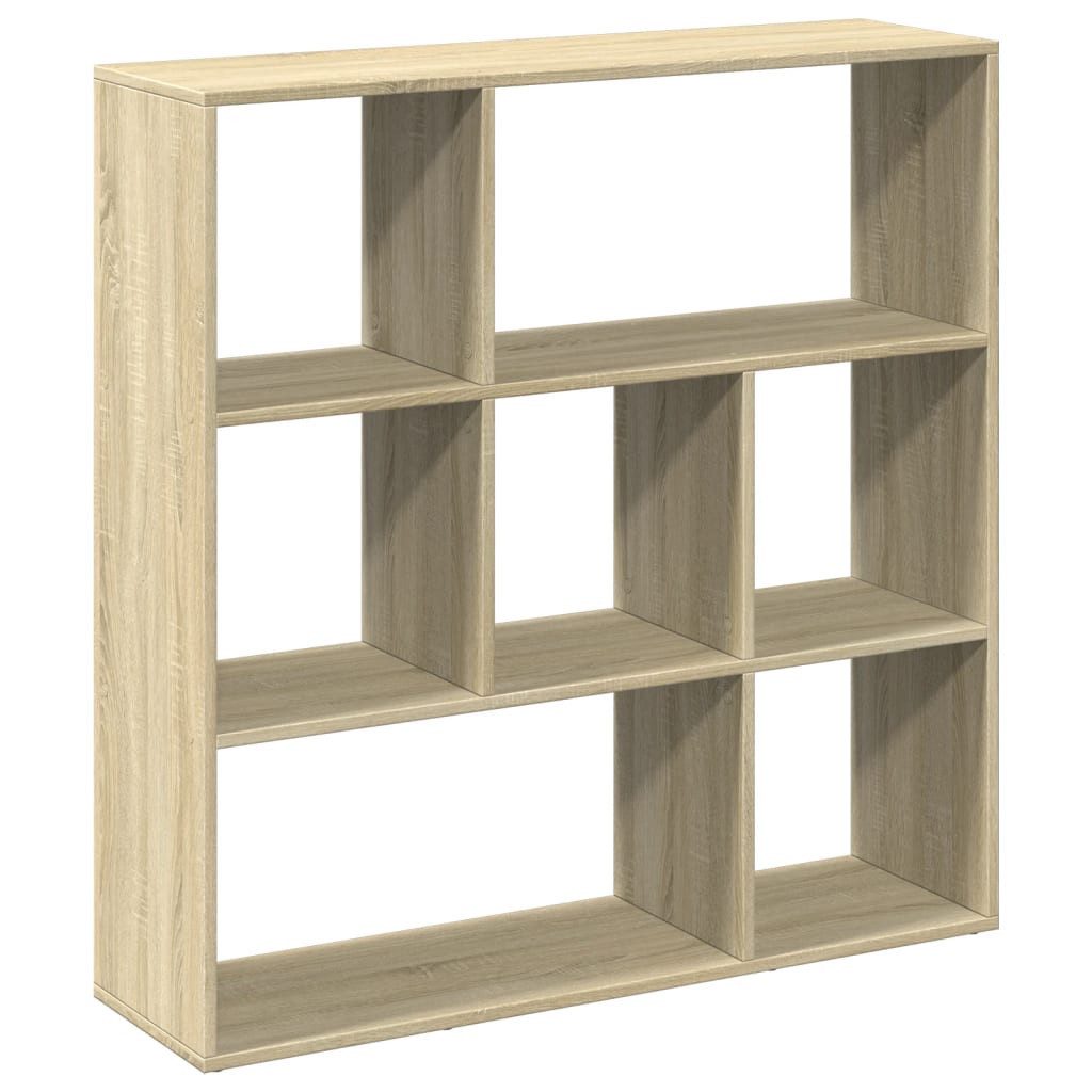 vidaXL Bücherregal Raumteiler-Bücherregal Sonoma-Eiche 102x29x103,5 cm, günstig online kaufen