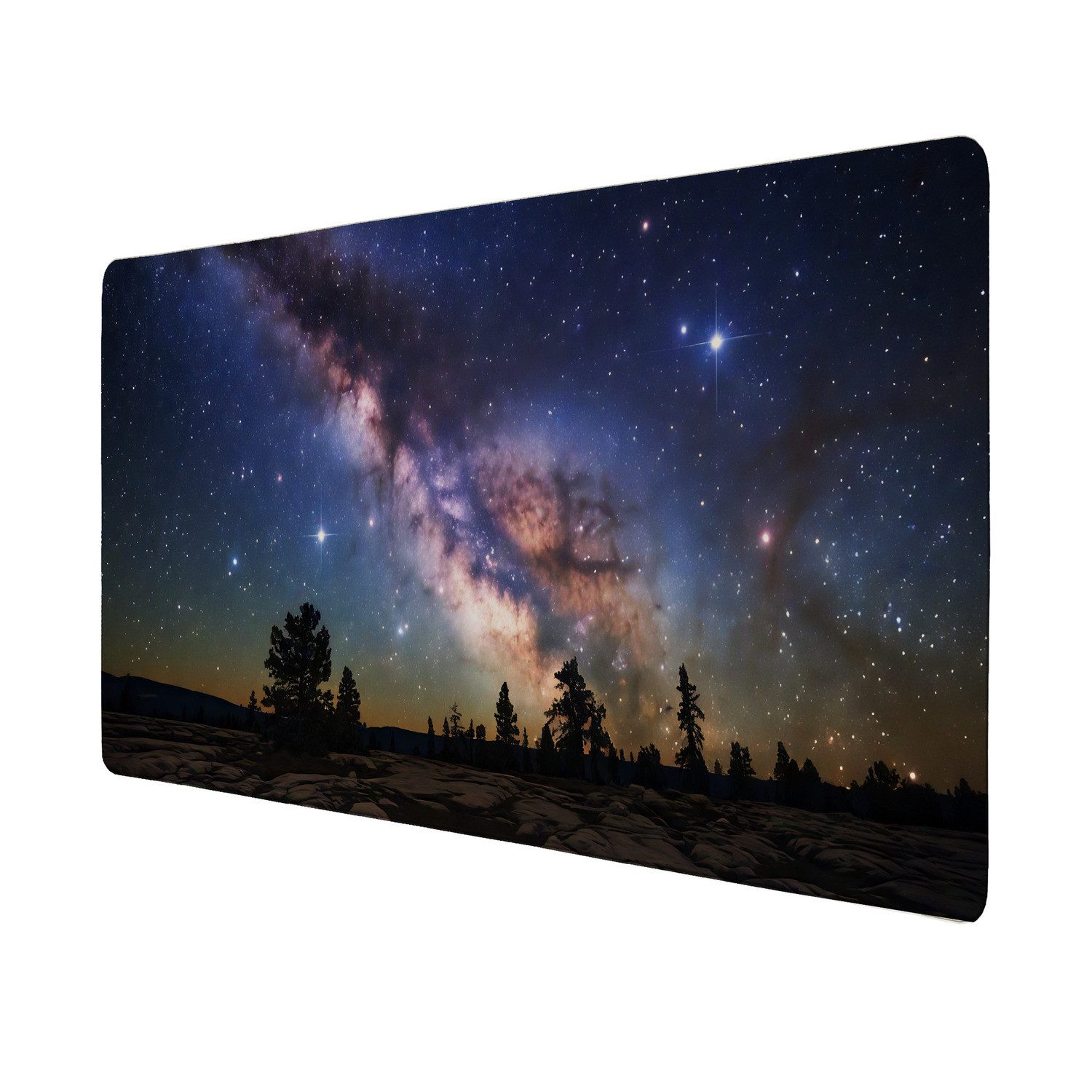 Schreibtischunterlage Milchstraße im Universum Schreibtischunterlage 69x31cm XXL Mauspad