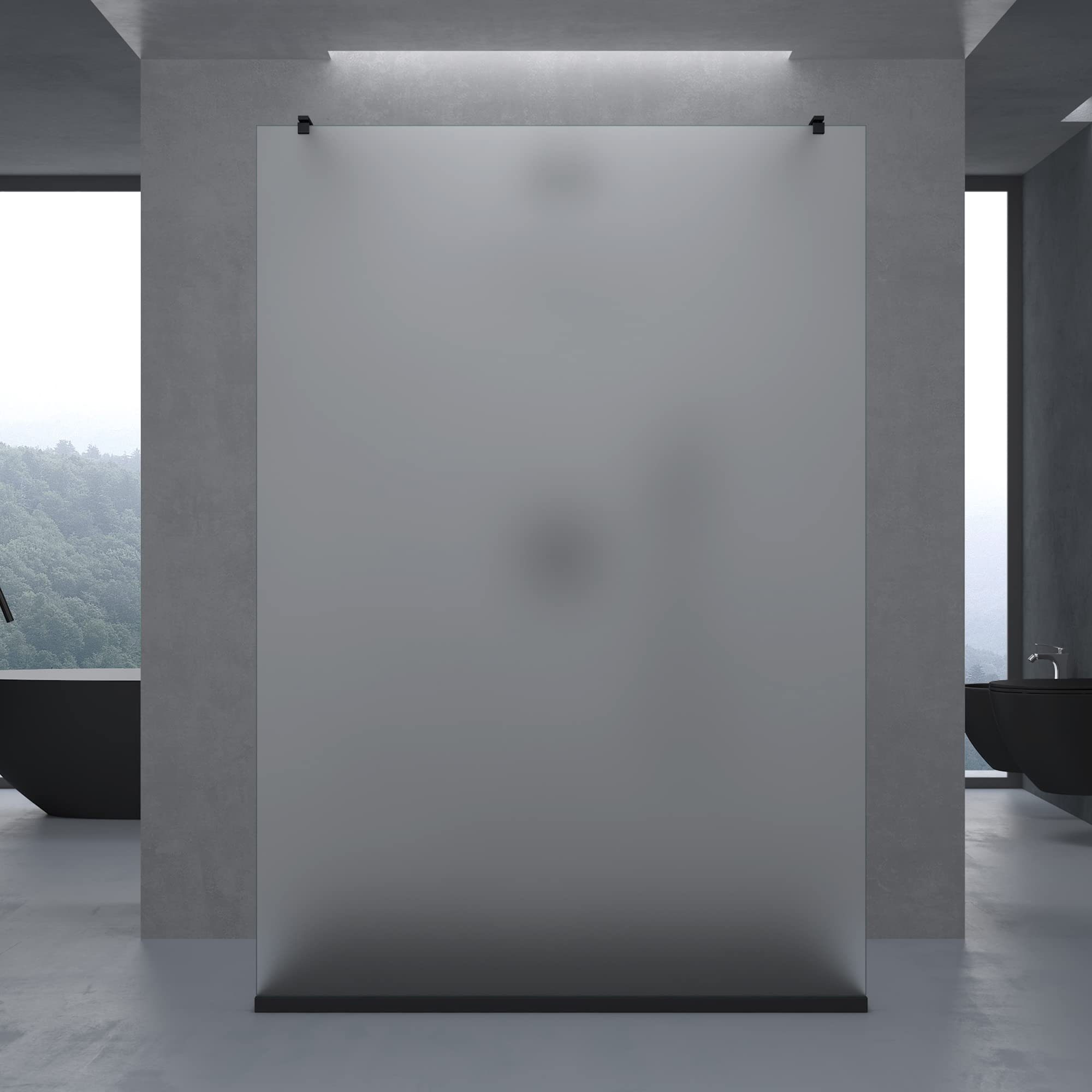 doporro Walk-in-Dusche Walk-In Duschwand 10mm ESG-Sicherheitsglas günstig online kaufen