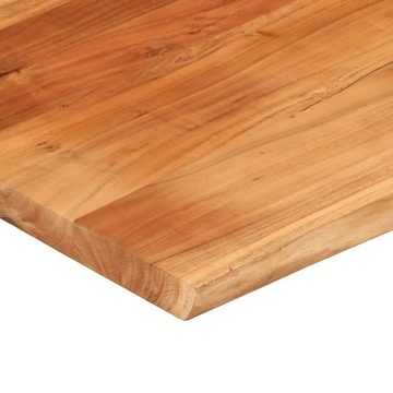 vidaXL Schreibtisch Schreibtischplatte 90x80x2,5 cm Massivholz Akazie Baumkante