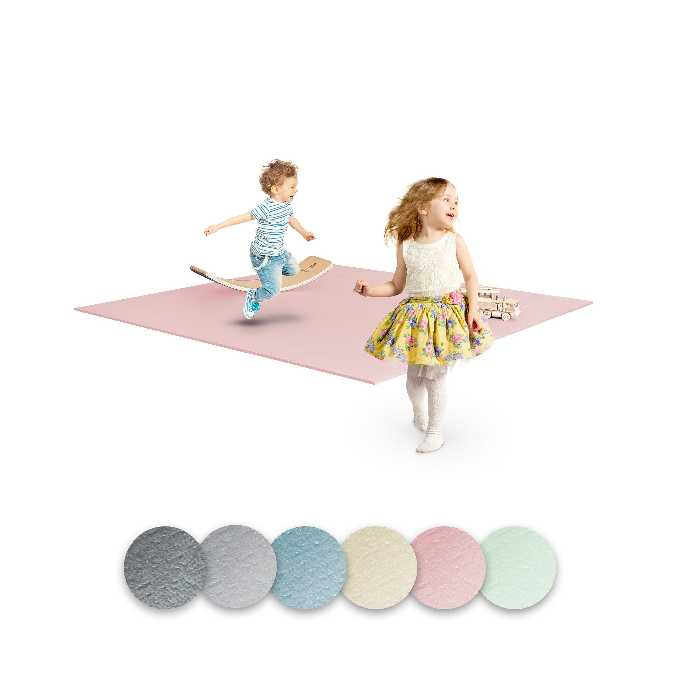 Ehrenkind Spielmatte Krabbelmatte Pro, rutschfeste Babymatte, Spielmatte (Exzellenter Schutz beim Spielen & Toben, Warm, isolierend & weich, 180x120 cm), Extra dick und soft, Made in Germany, Oeko-Tex 100, Spielmatte Baby